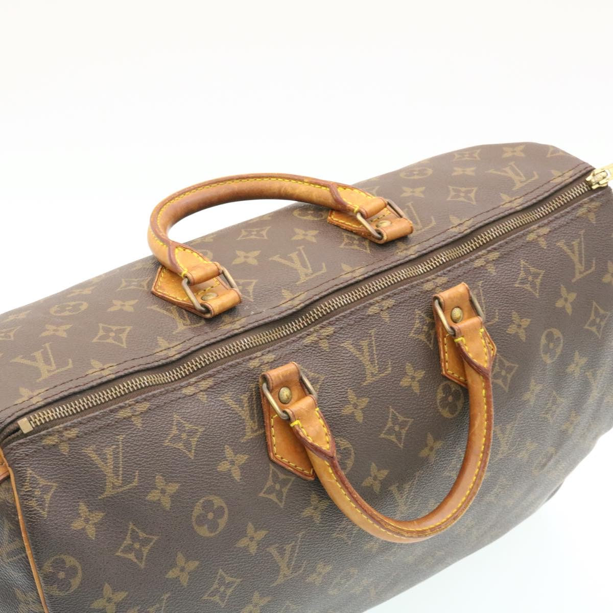 LOUIS VUITTON Monogram Speedy 40 Hand Bag M41522 LV Auth ki1101