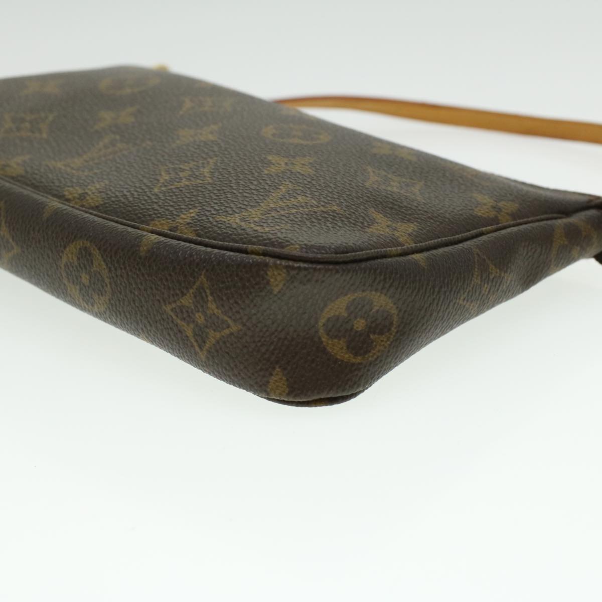 LOUIS VUITTON Monogram Pochette Accessoires Pouch M51980 LV Auth ki1194