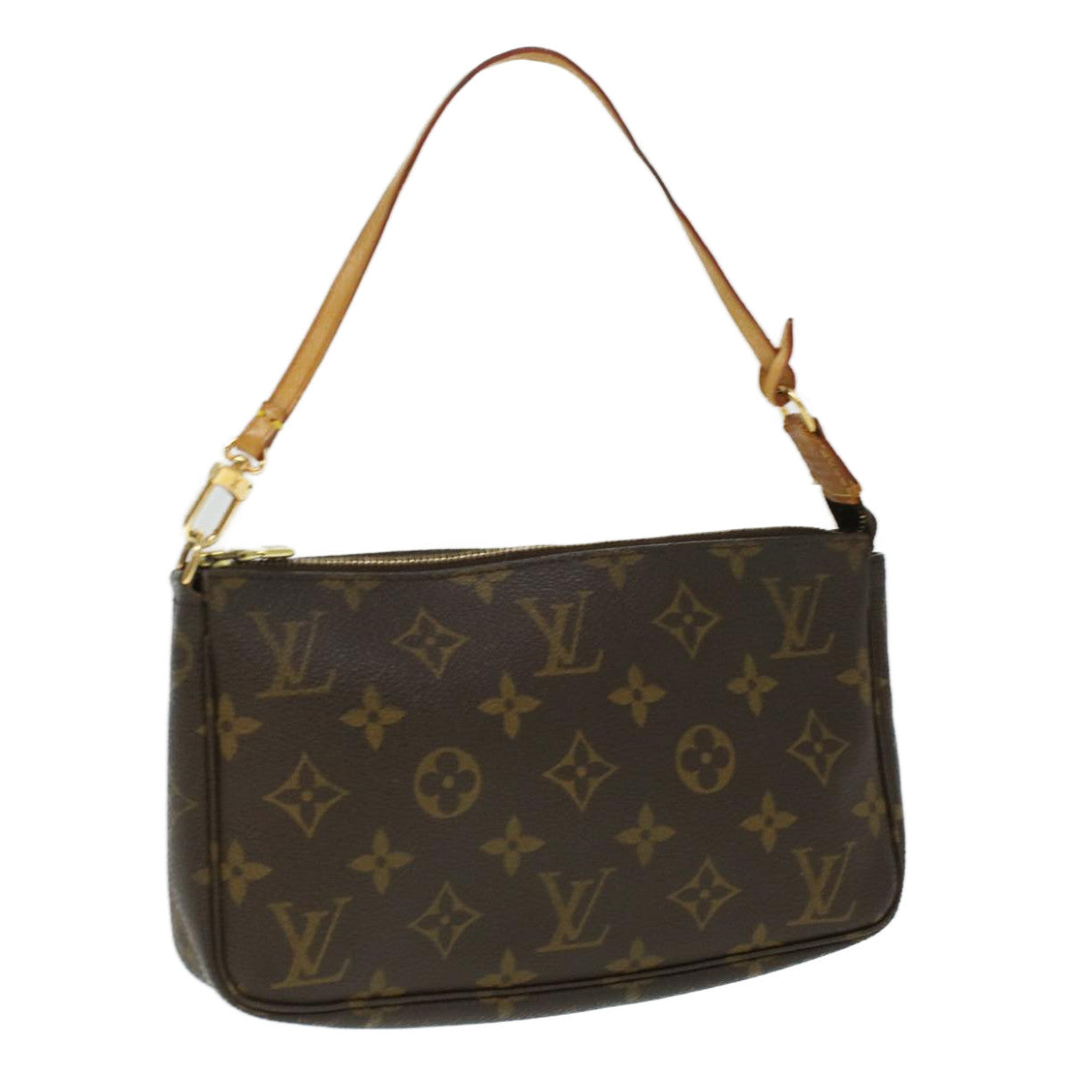 LOUIS VUITTON Monogram Pochette Accessoires Pouch M51980 LV Auth ki1194