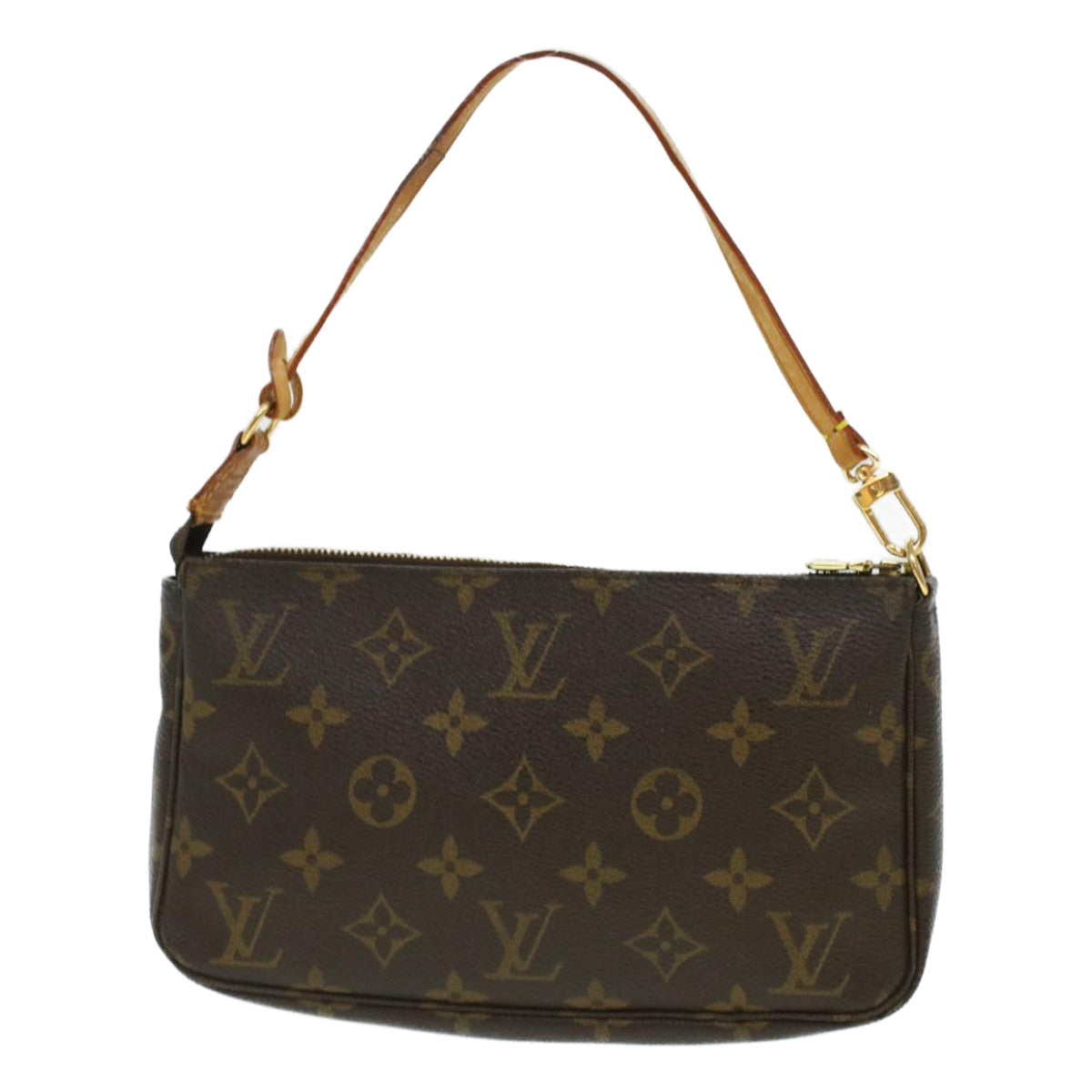 LOUIS VUITTON Monogram Pochette Accessoires Pouch M51980 LV Auth ki1194