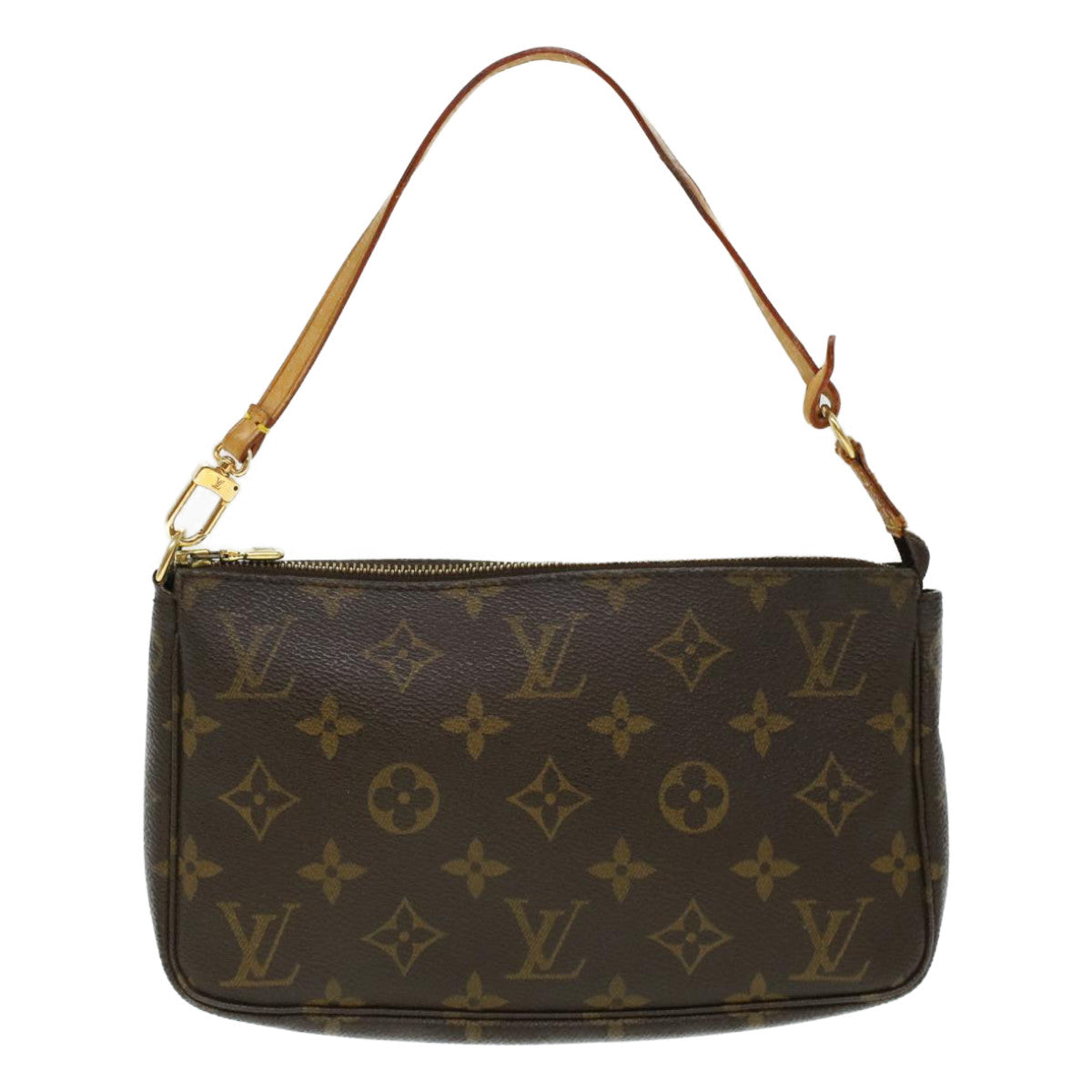 LOUIS VUITTON Monogram Pochette Accessoires Pouch M51980 LV Auth ki1194