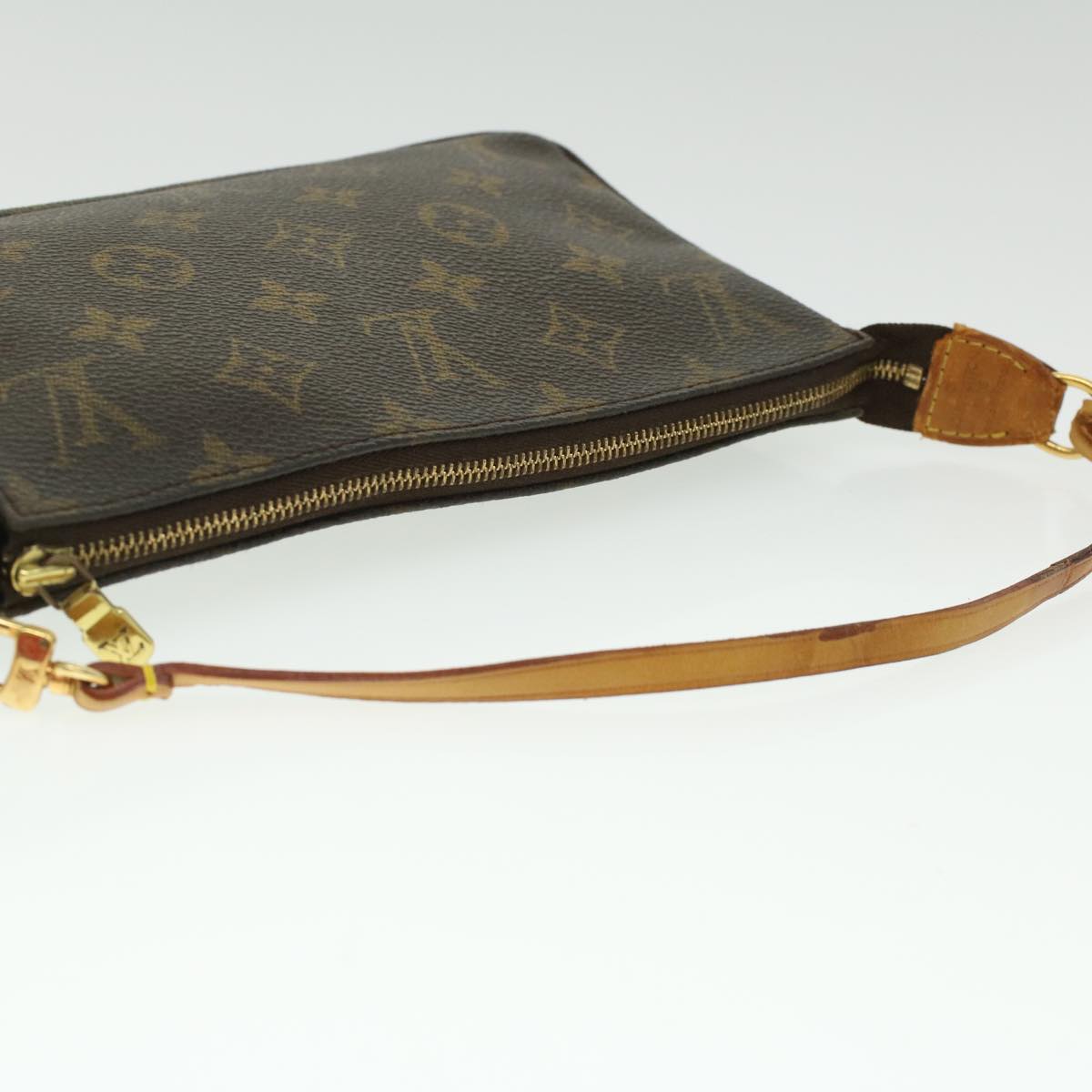 LOUIS VUITTON Monogram Pochette Accessoires Pouch M51980 LV Auth ki1194