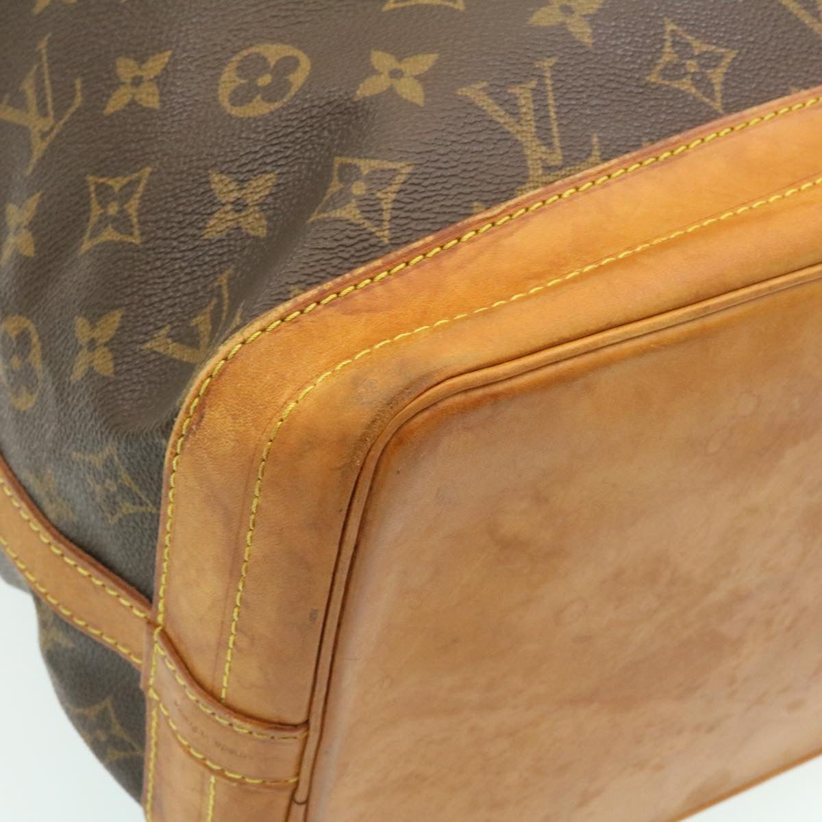 LOUIS VUITTON Monogram Noe Shoulder Bag M42224 LV Auth ki1233