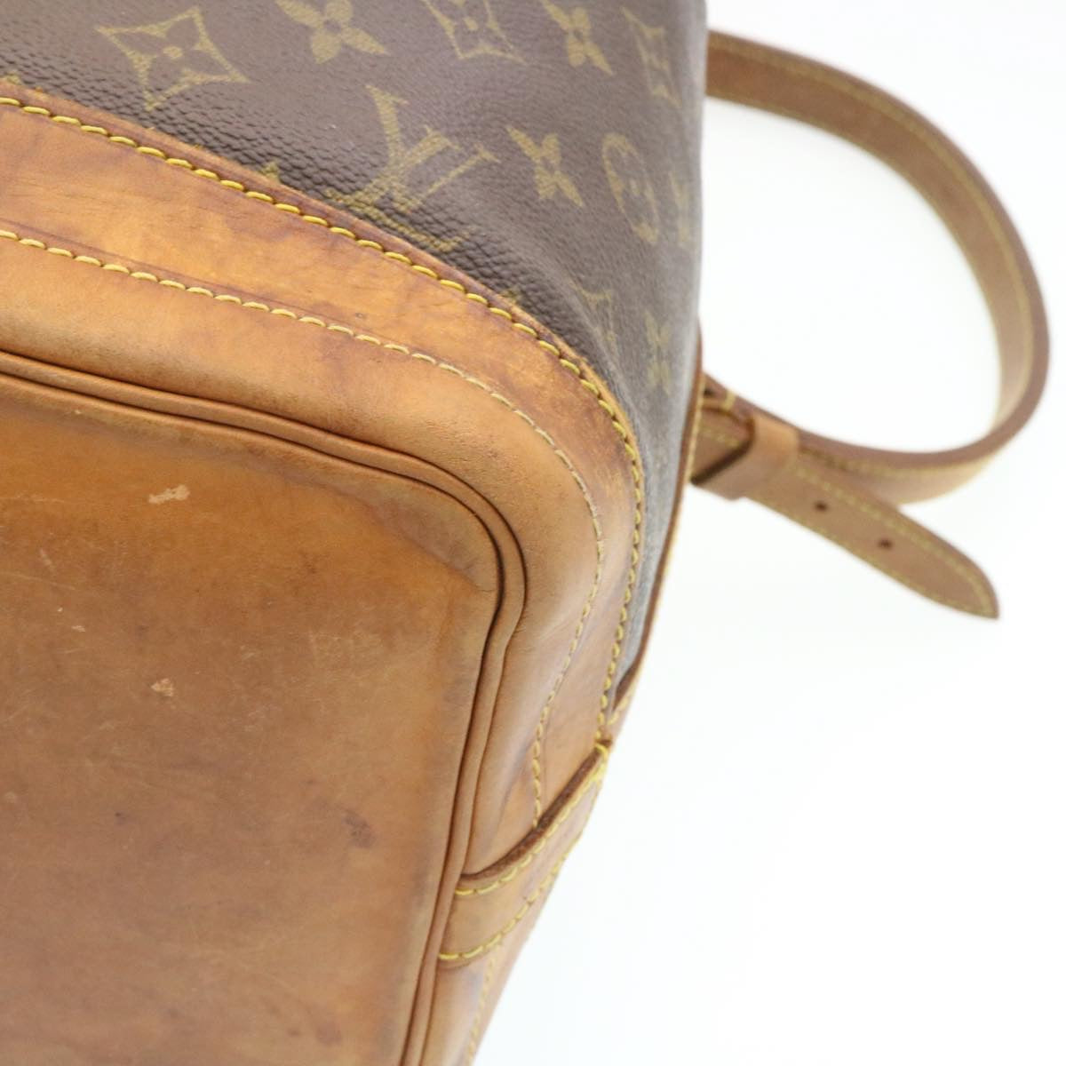 LOUIS VUITTON Monogram Noe Shoulder Bag M42224 LV Auth ki1276