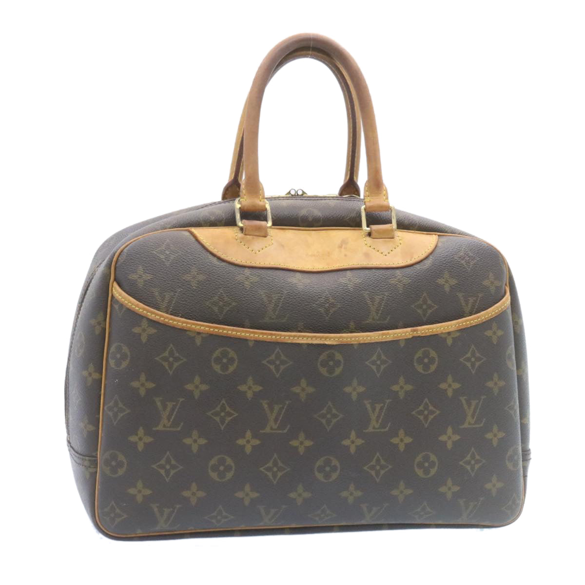 LOUIS VUITTON Monogram Deauville Hand Bag M47270 LV Auth ki1287