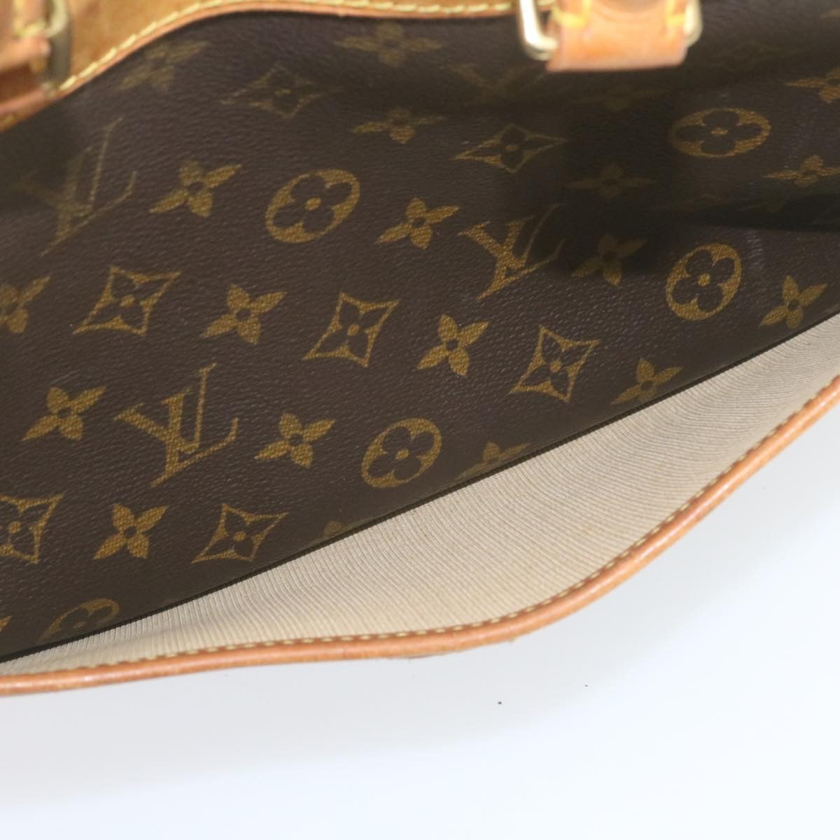 LOUIS VUITTON Monogram Deauville Hand Bag M47270 LV Auth ki1287