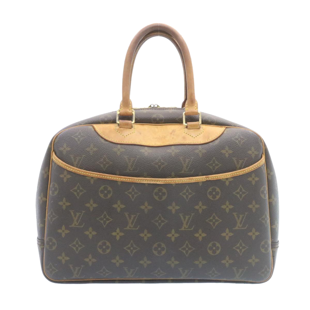 LOUIS VUITTON Monogram Deauville Hand Bag M47270 LV Auth ki1287