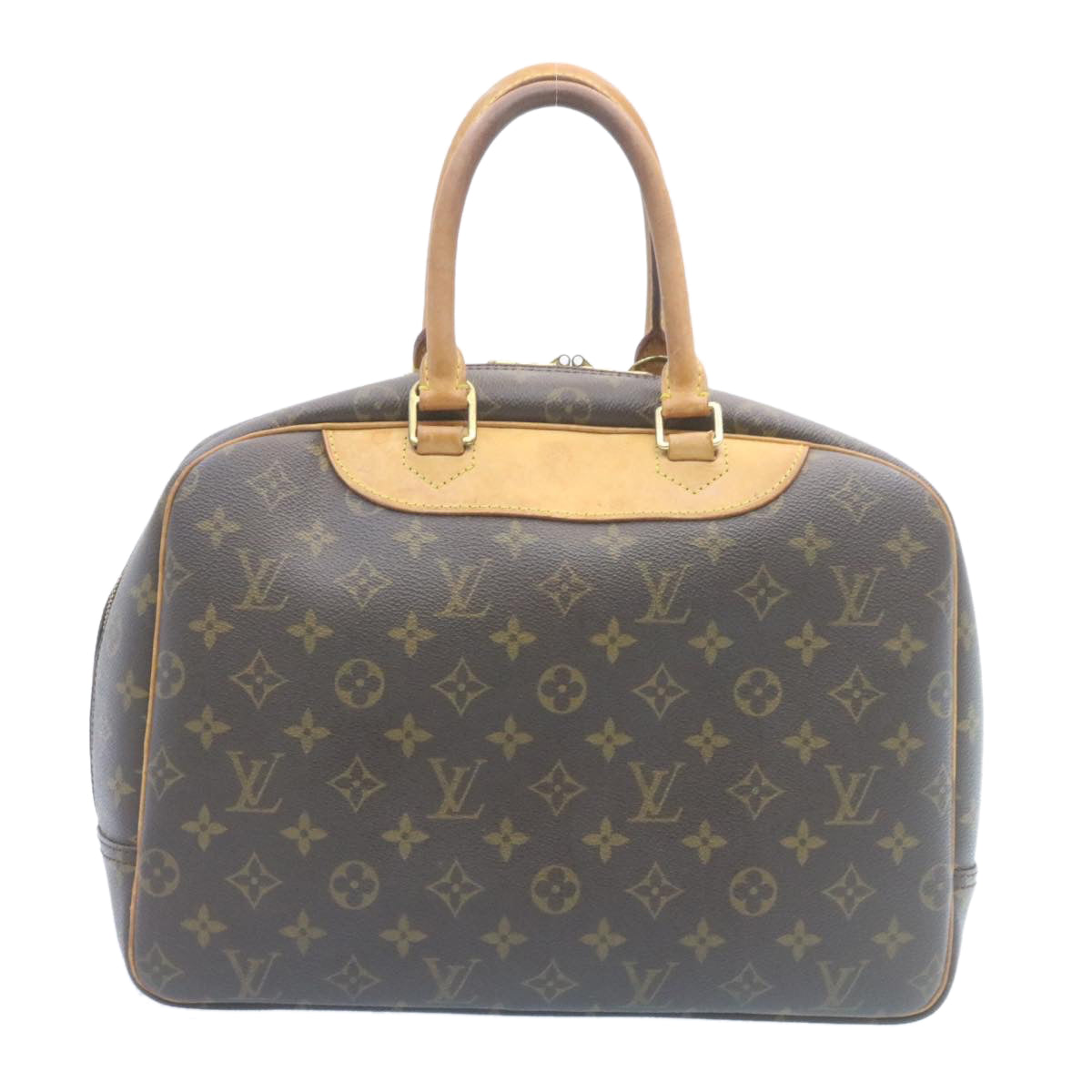 LOUIS VUITTON Monogram Deauville Hand Bag M47270 LV Auth ki1287