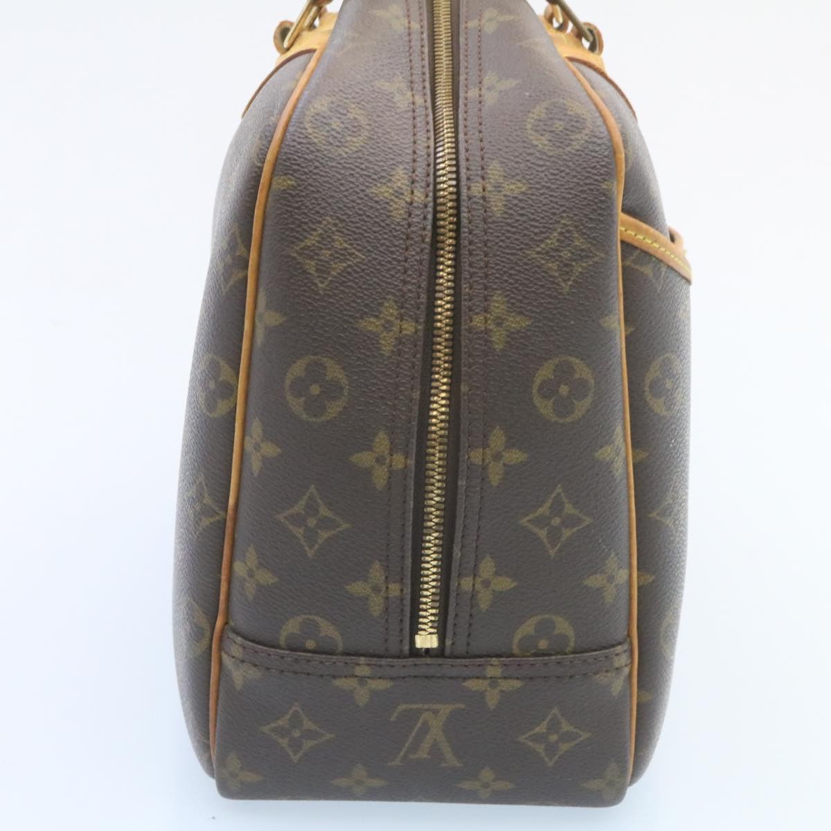 LOUIS VUITTON Monogram Deauville Hand Bag M47270 LV Auth ki1287