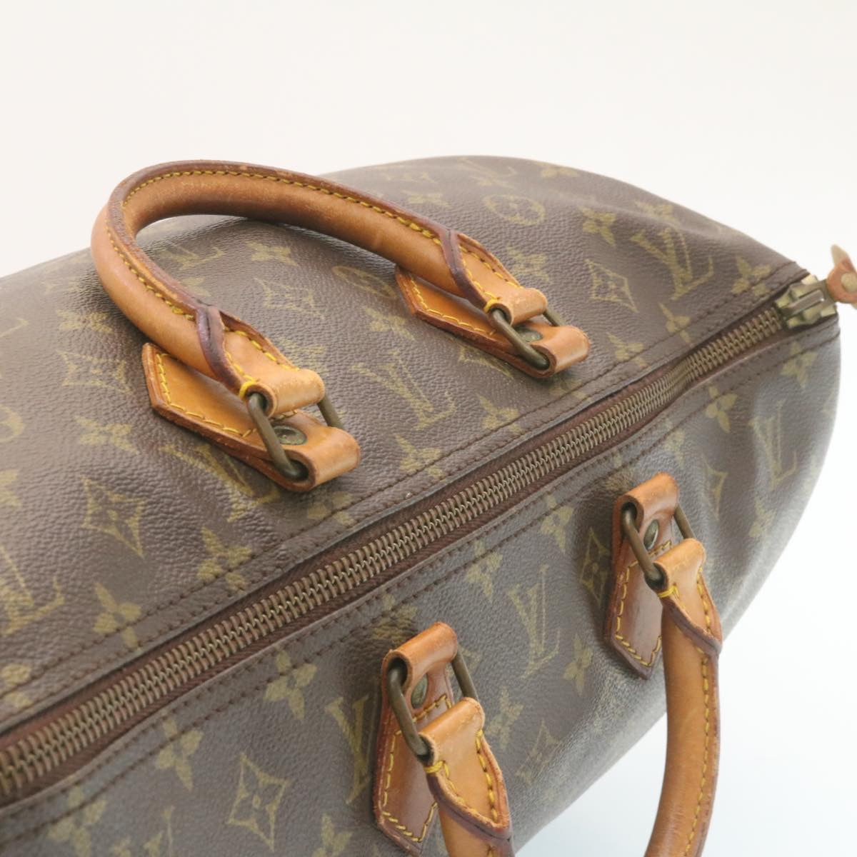 LOUIS VUITTON Monogram Speedy 40 Hand Bag M41522 LV Auth ki1337