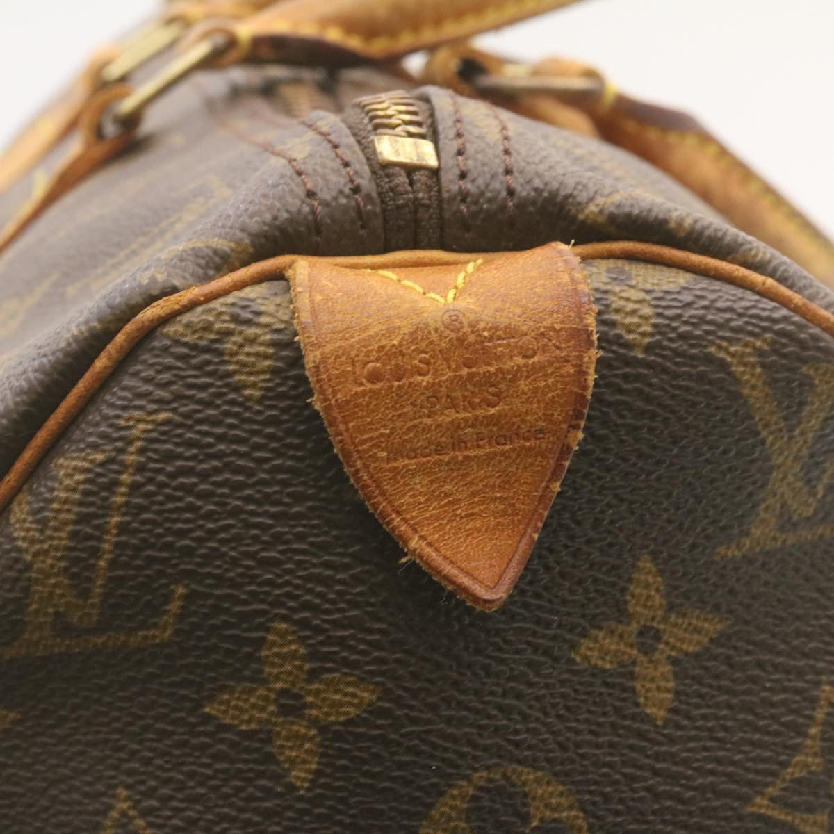 LOUIS VUITTON Monogram Speedy 40 Hand Bag M41522 LV Auth ki1422