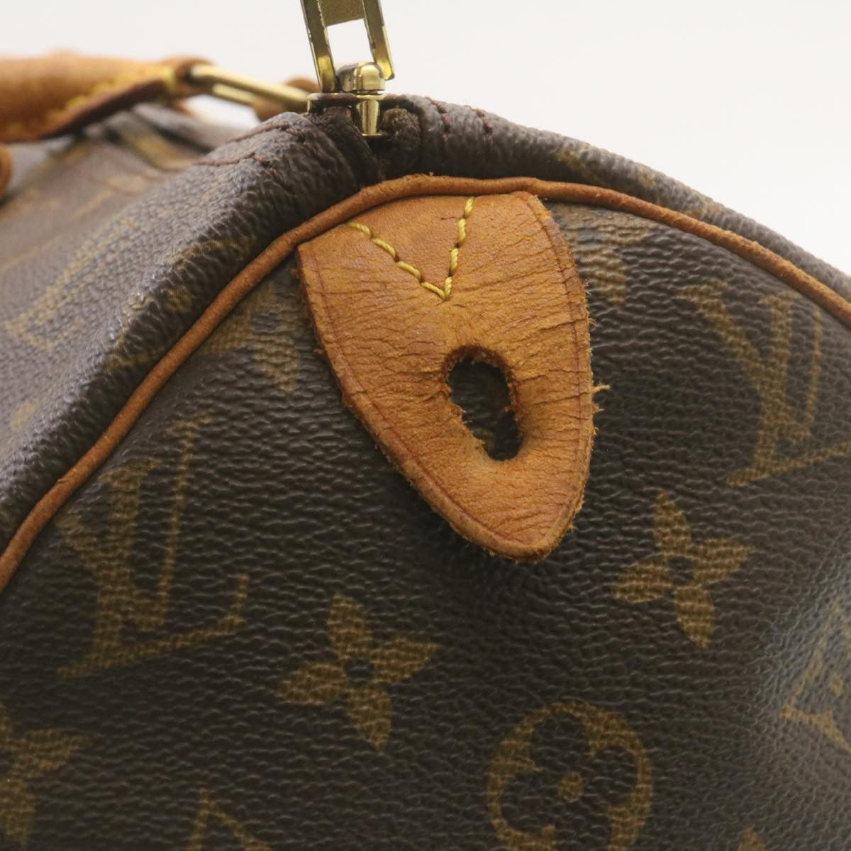 LOUIS VUITTON Monogram Speedy 40 Hand Bag M41522 LV Auth ki1422