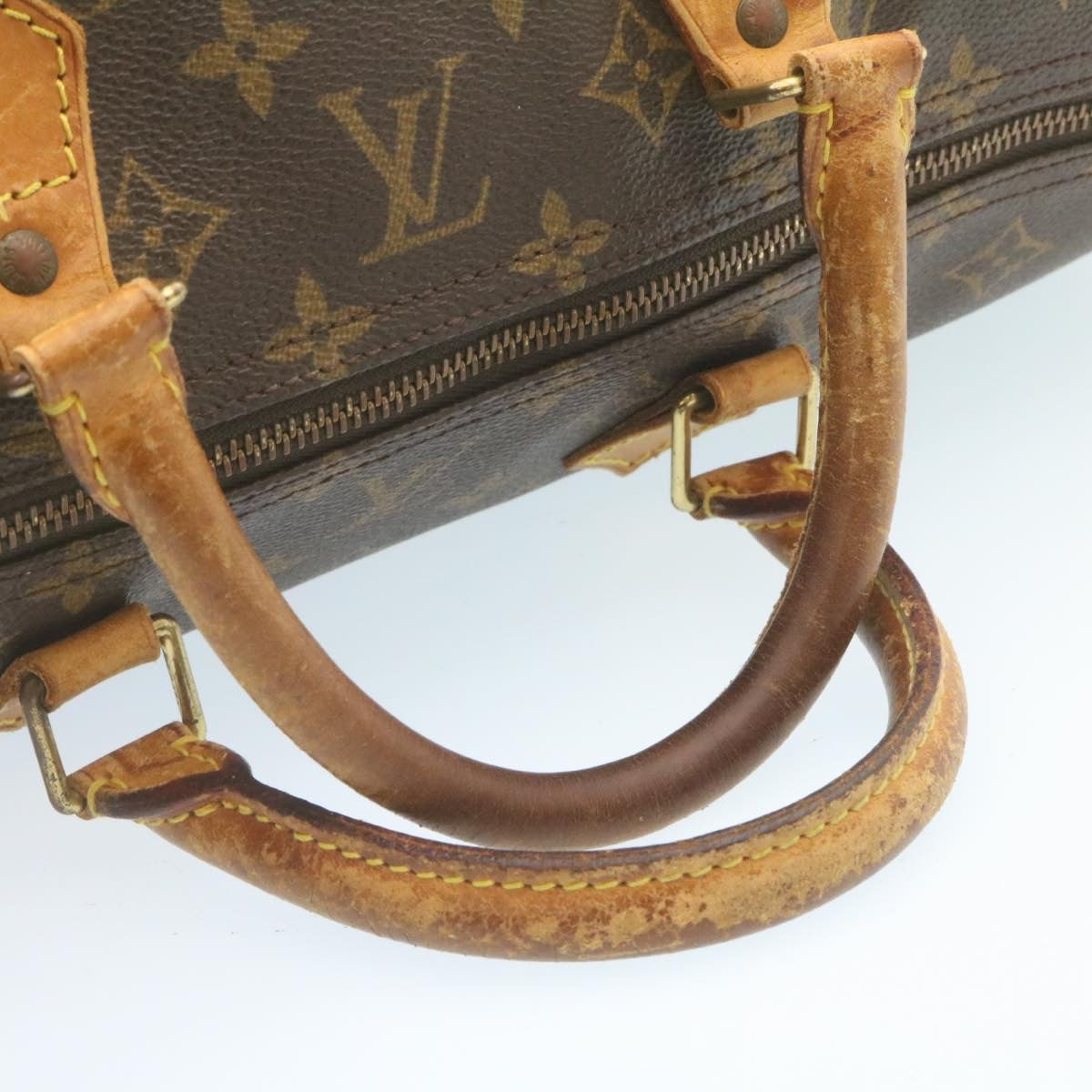 LOUIS VUITTON Monogram Speedy 40 Hand Bag M41522 LV Auth ki1422