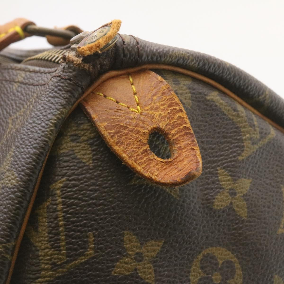 LOUIS VUITTON Monogram Speedy 30 Hand Bag M41526 LV Auth ki1469