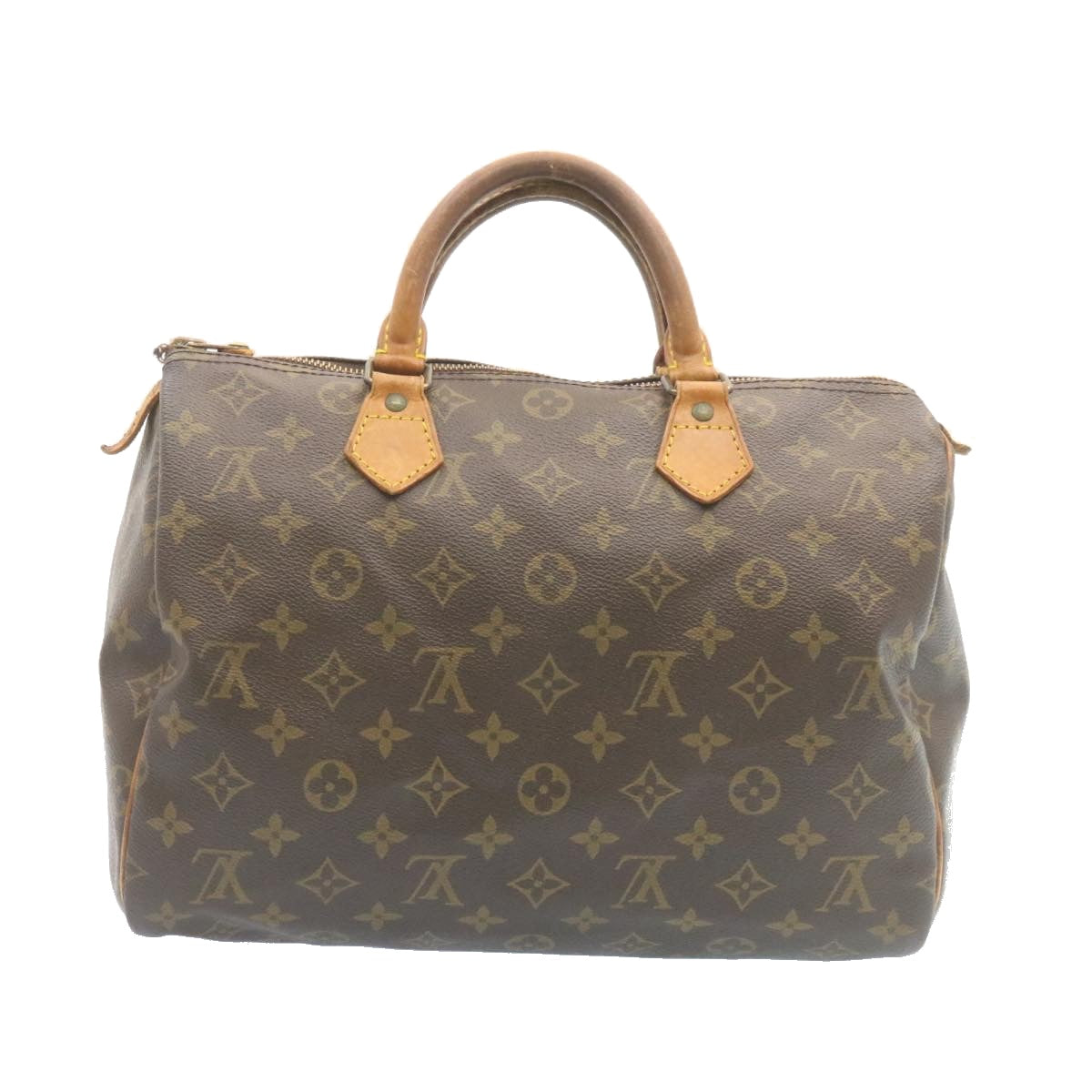 LOUIS VUITTON Monogram Speedy 30 Hand Bag M41526 LV Auth ki1469