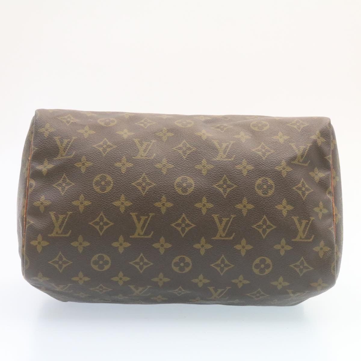 LOUIS VUITTON Monogram Speedy 30 Hand Bag M41526 LV Auth ki1469