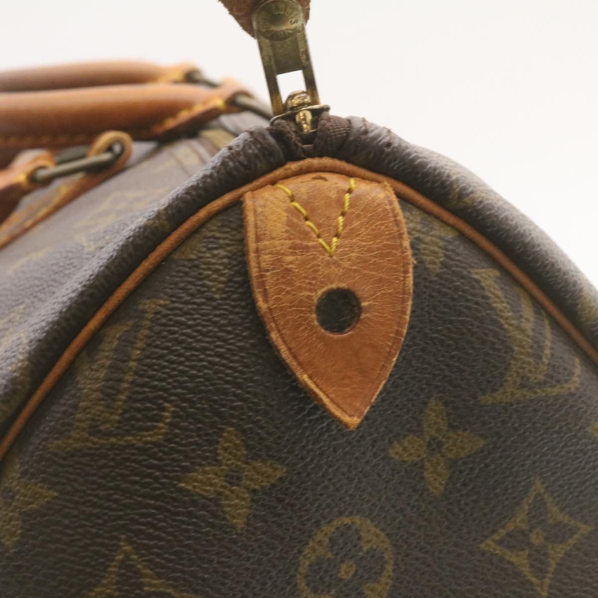 LOUIS VUITTON Monogram Speedy 40 Hand Bag M41522 LV Auth ki1518