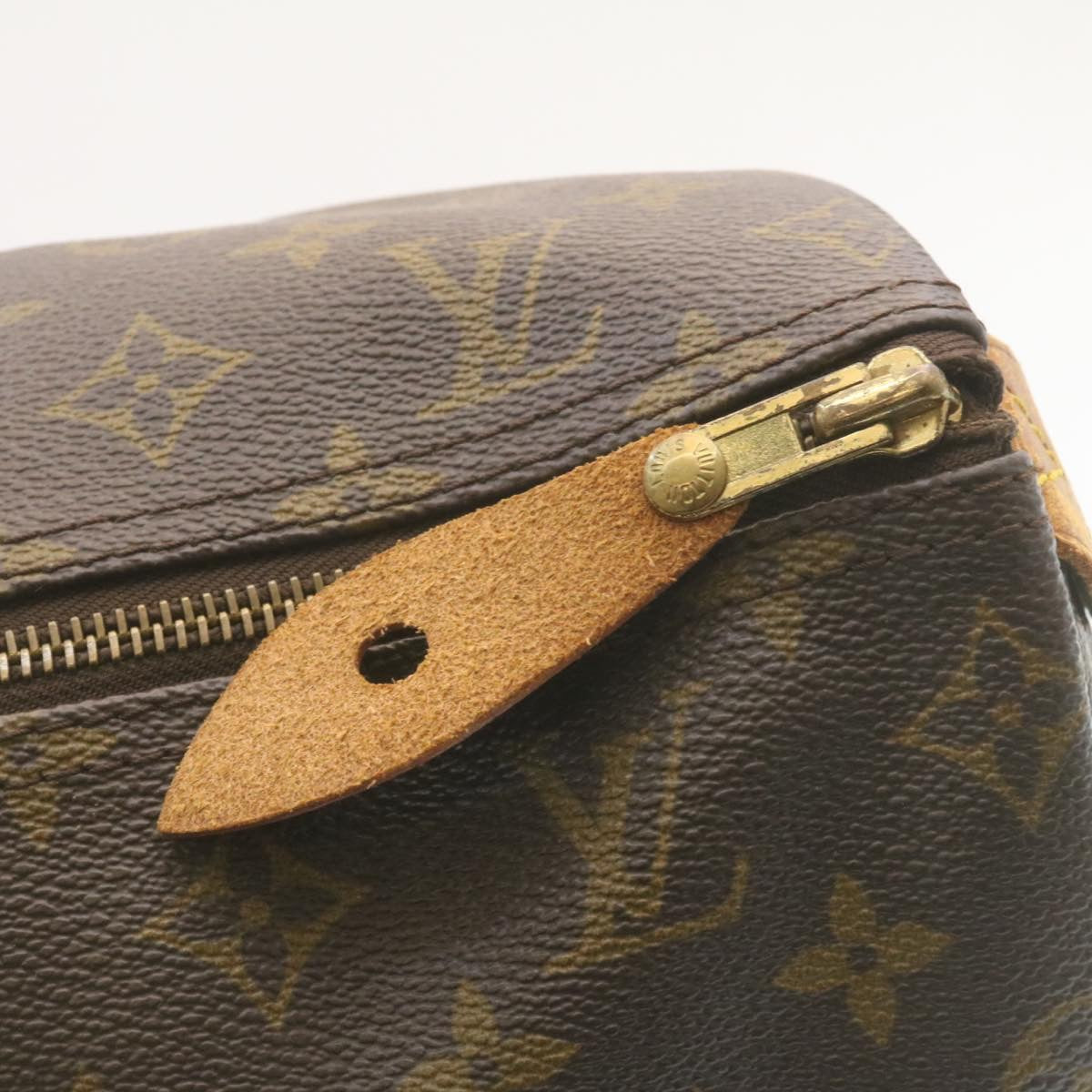 LOUIS VUITTON Monogram Speedy 40 Hand Bag M41522 LV Auth ki1518