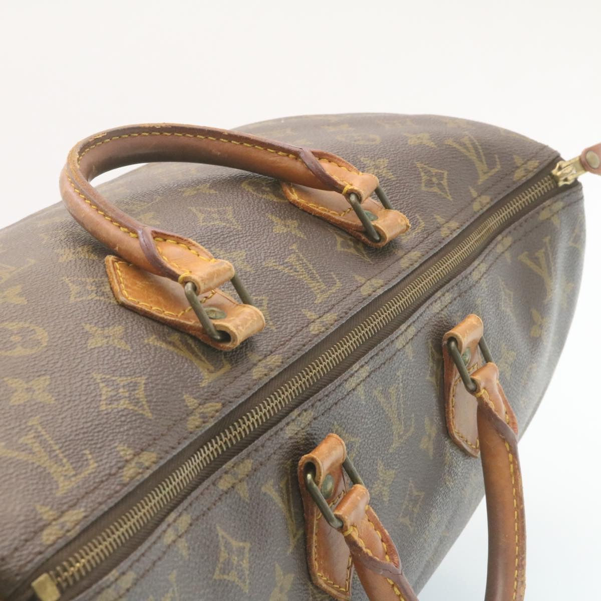 LOUIS VUITTON Monogram Speedy 40 Hand Bag M41522 LV Auth ki1518