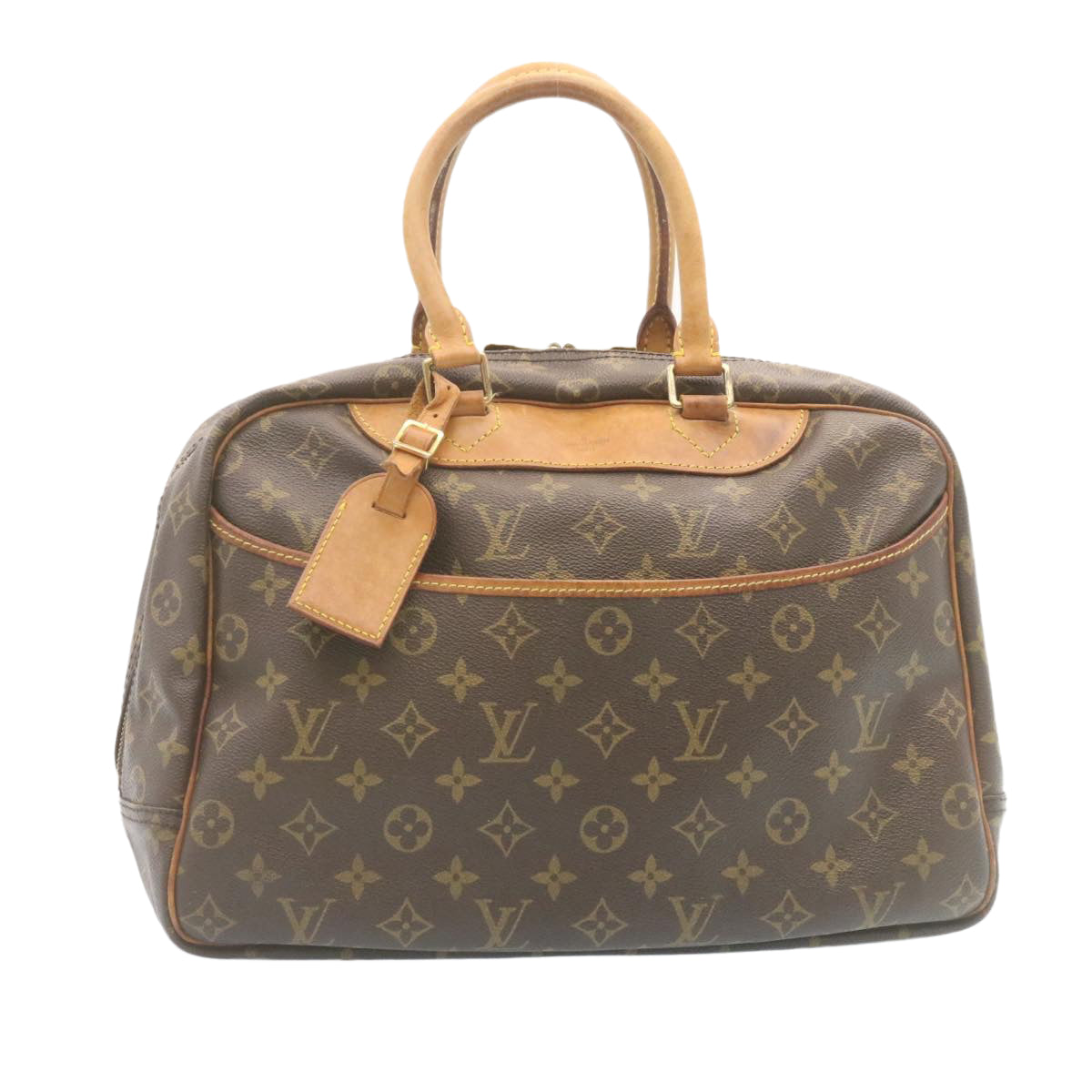 LOUIS VUITTON Monogram Deauville Hand Bag M47270 LV Auth ki1531