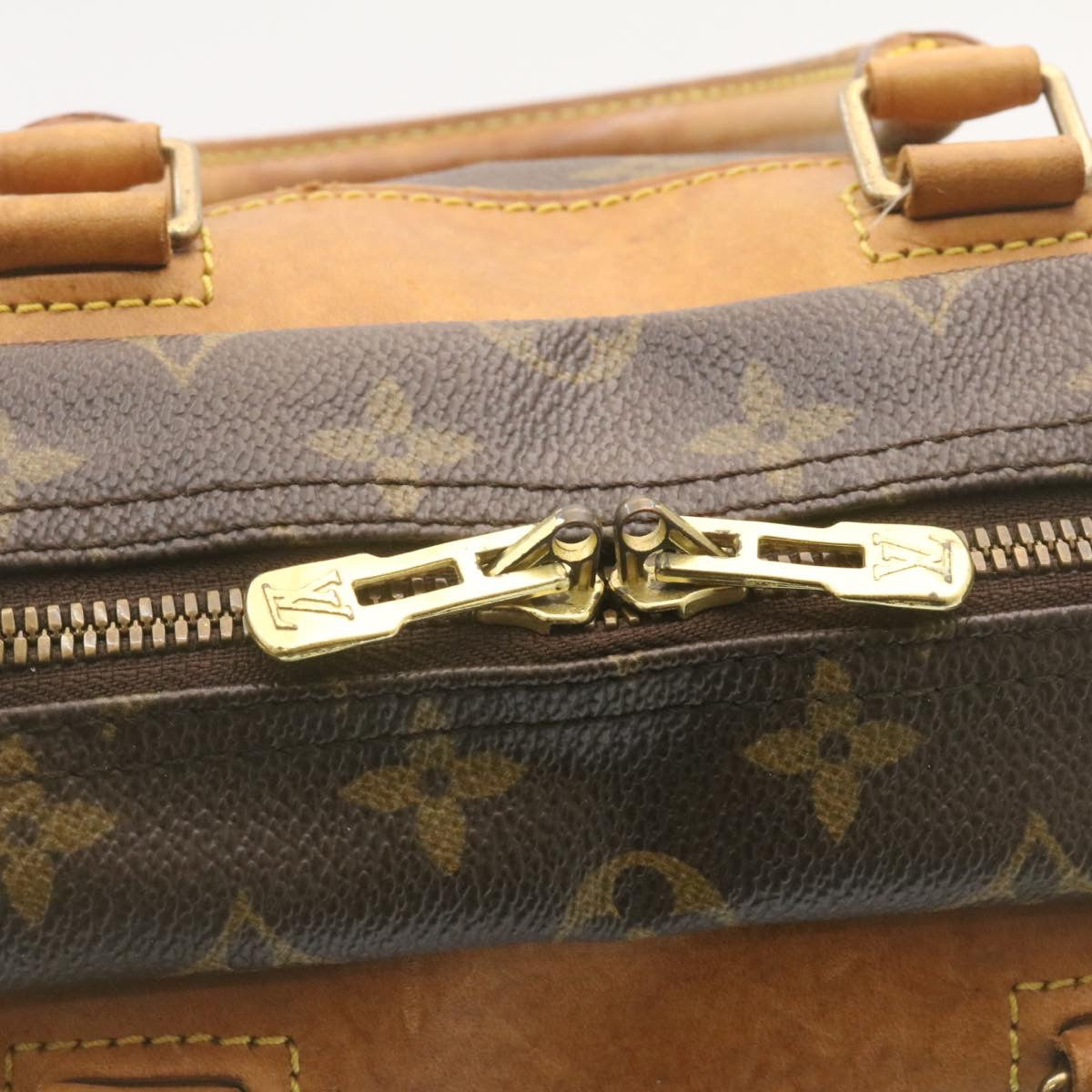 LOUIS VUITTON Monogram Deauville Hand Bag M47270 LV Auth ki1531