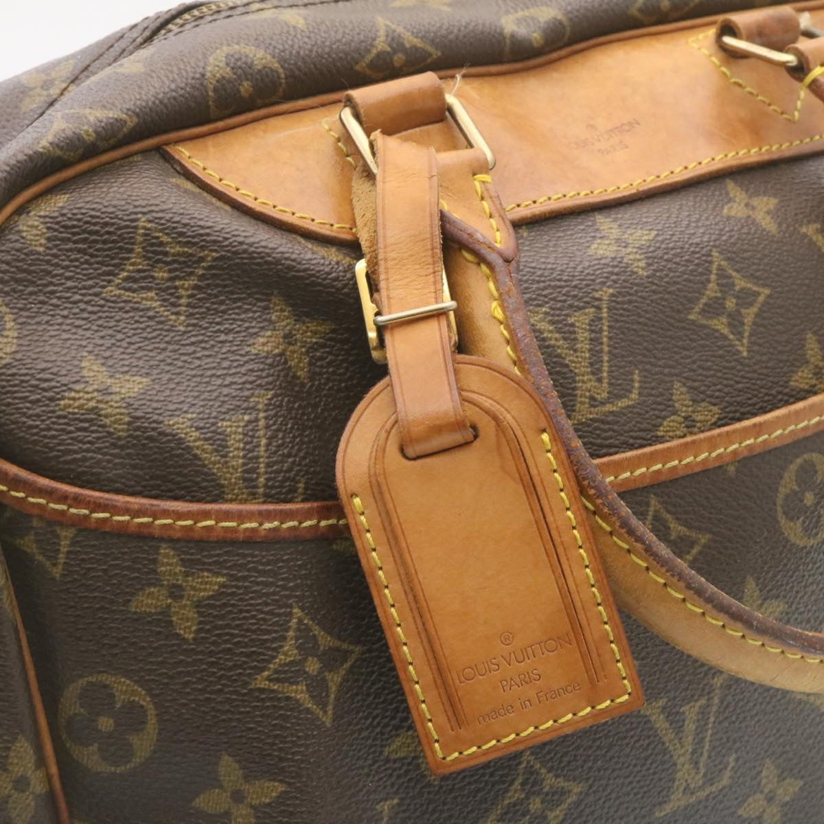 LOUIS VUITTON Monogram Deauville Hand Bag M47270 LV Auth ki1531