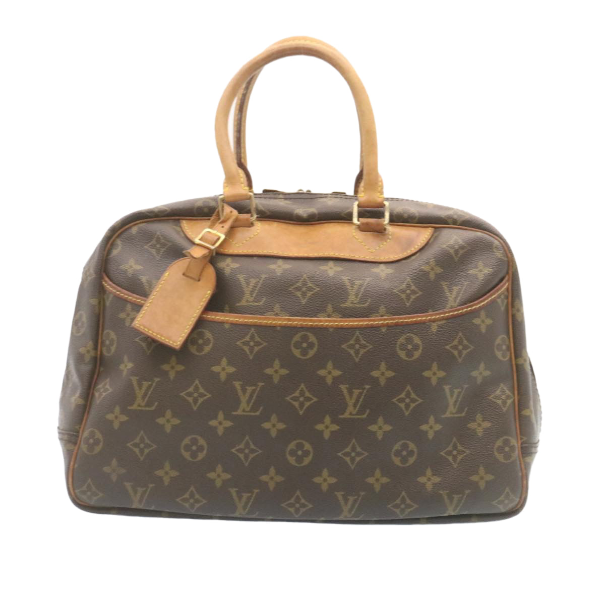 LOUIS VUITTON Monogram Deauville Hand Bag M47270 LV Auth ki1531