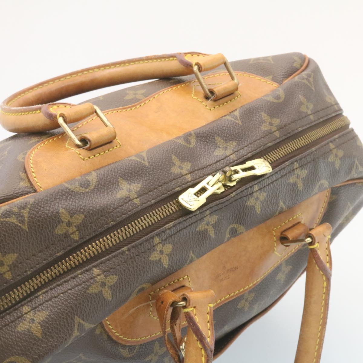 LOUIS VUITTON Monogram Deauville Hand Bag M47270 LV Auth ki1531