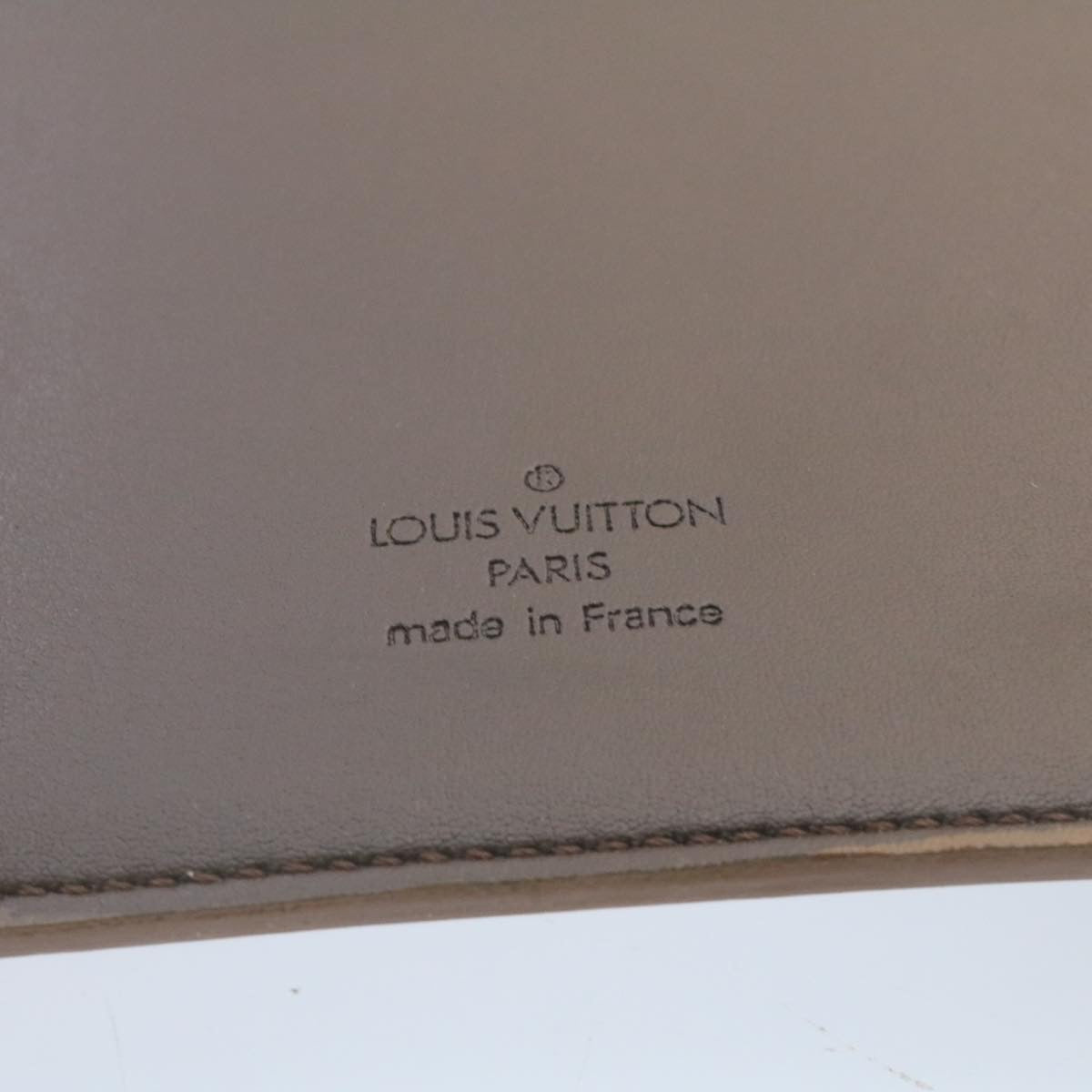 LOUIS VUITTON Monogram Vernis Vendredi Notebook Cover Bronze LV Auth ki1573