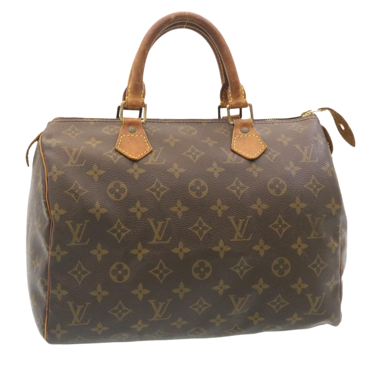 LOUIS VUITTON Monogram Speedy 30 Hand Bag M41526 LV Auth ki1648