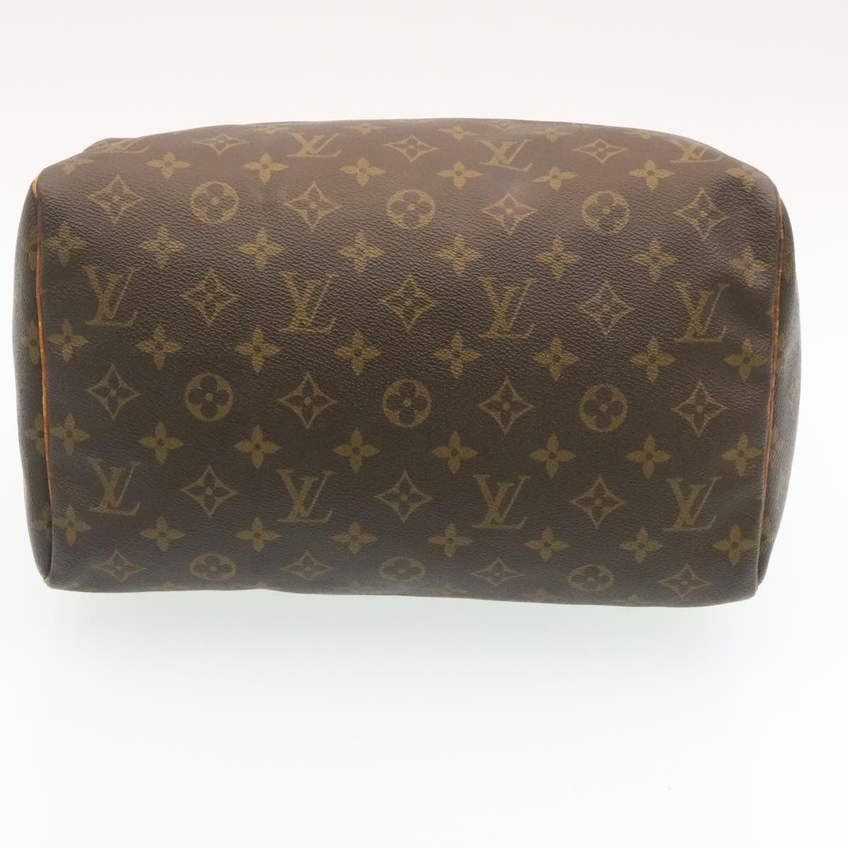 LOUIS VUITTON Monogram Speedy 30 Hand Bag M41526 LV Auth ki1648