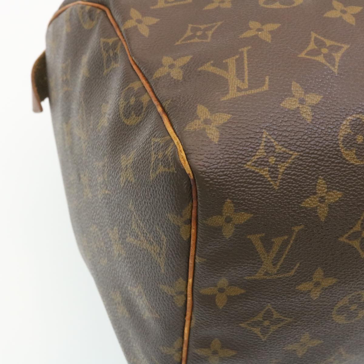 LOUIS VUITTON Monogram Speedy 30 Hand Bag M41526 LV Auth ki1648