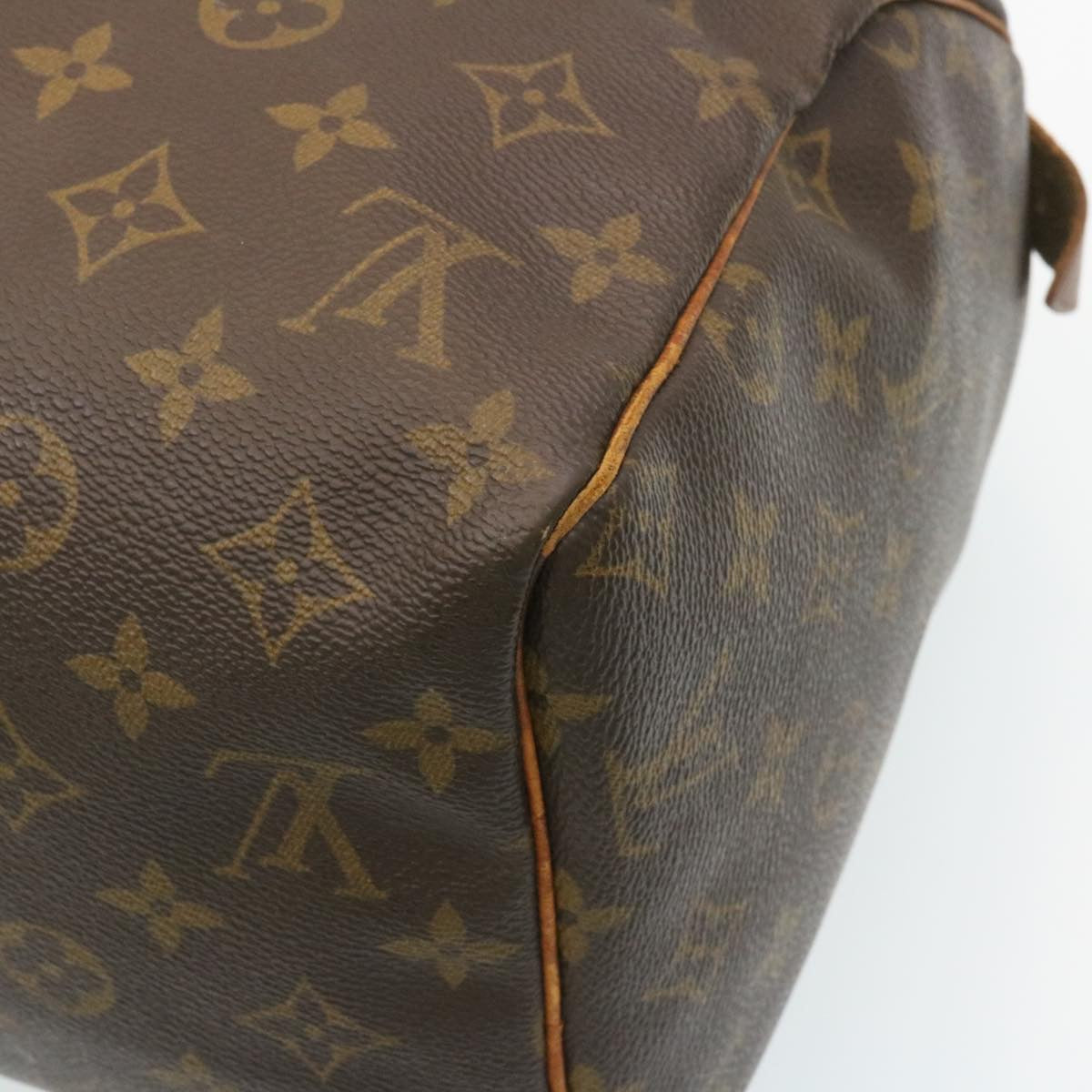 LOUIS VUITTON Monogram Speedy 30 Hand Bag M41526 LV Auth ki1648