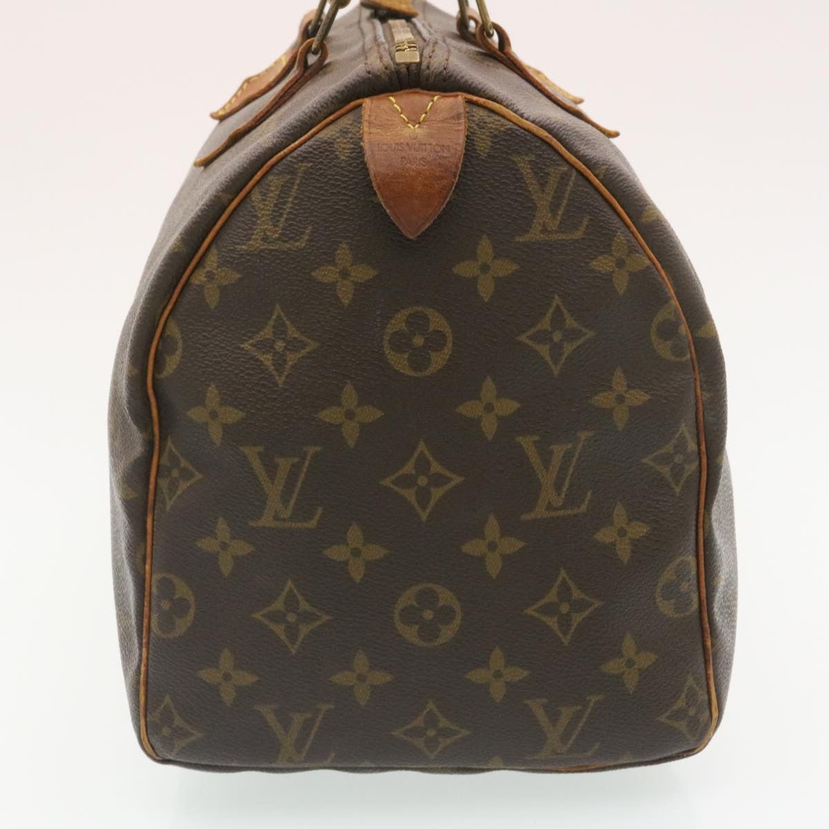 LOUIS VUITTON Monogram Speedy 30 Hand Bag M41526 LV Auth ki1648