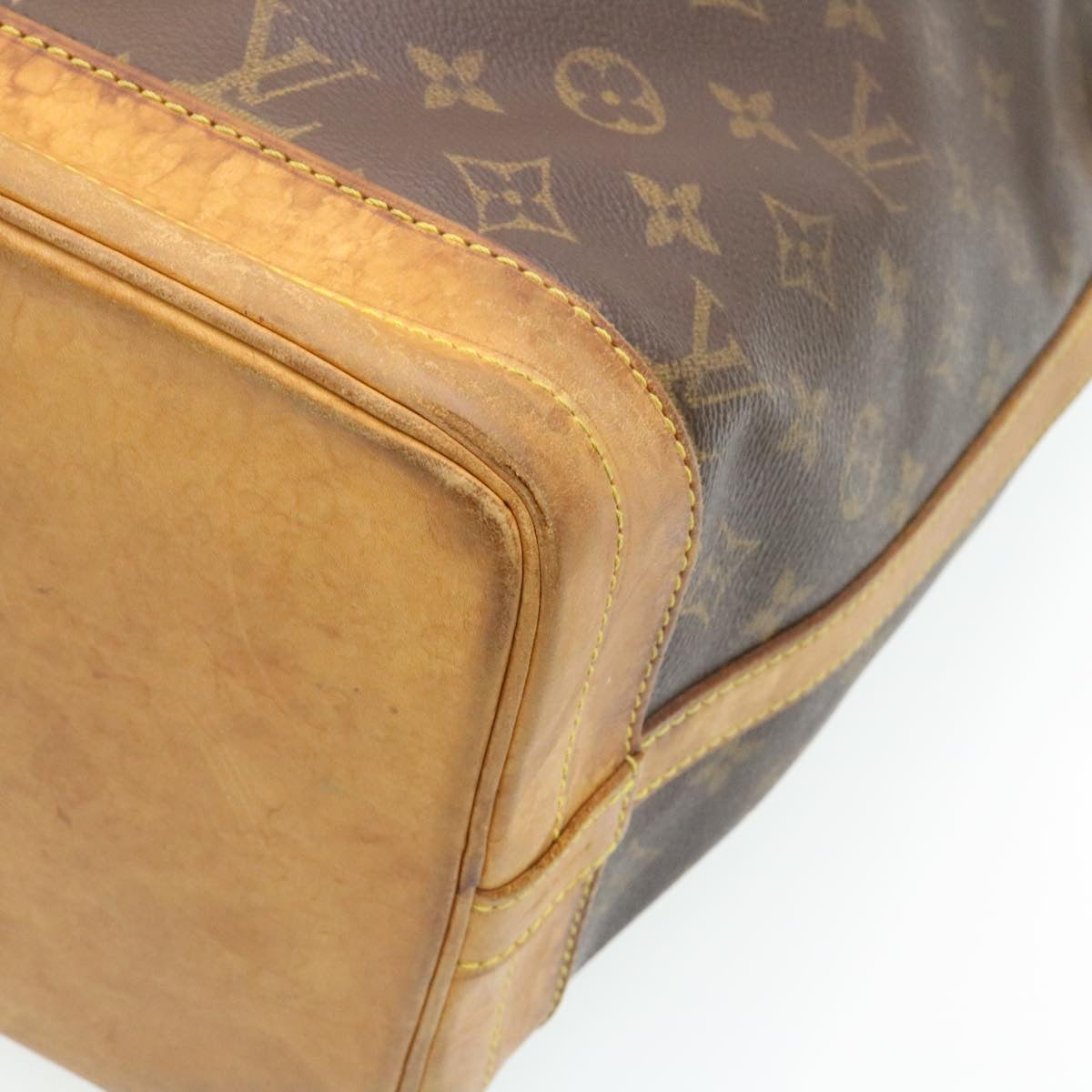 LOUIS VUITTON Monogram Noe Shoulder Bag M42224 LV Auth ki1656