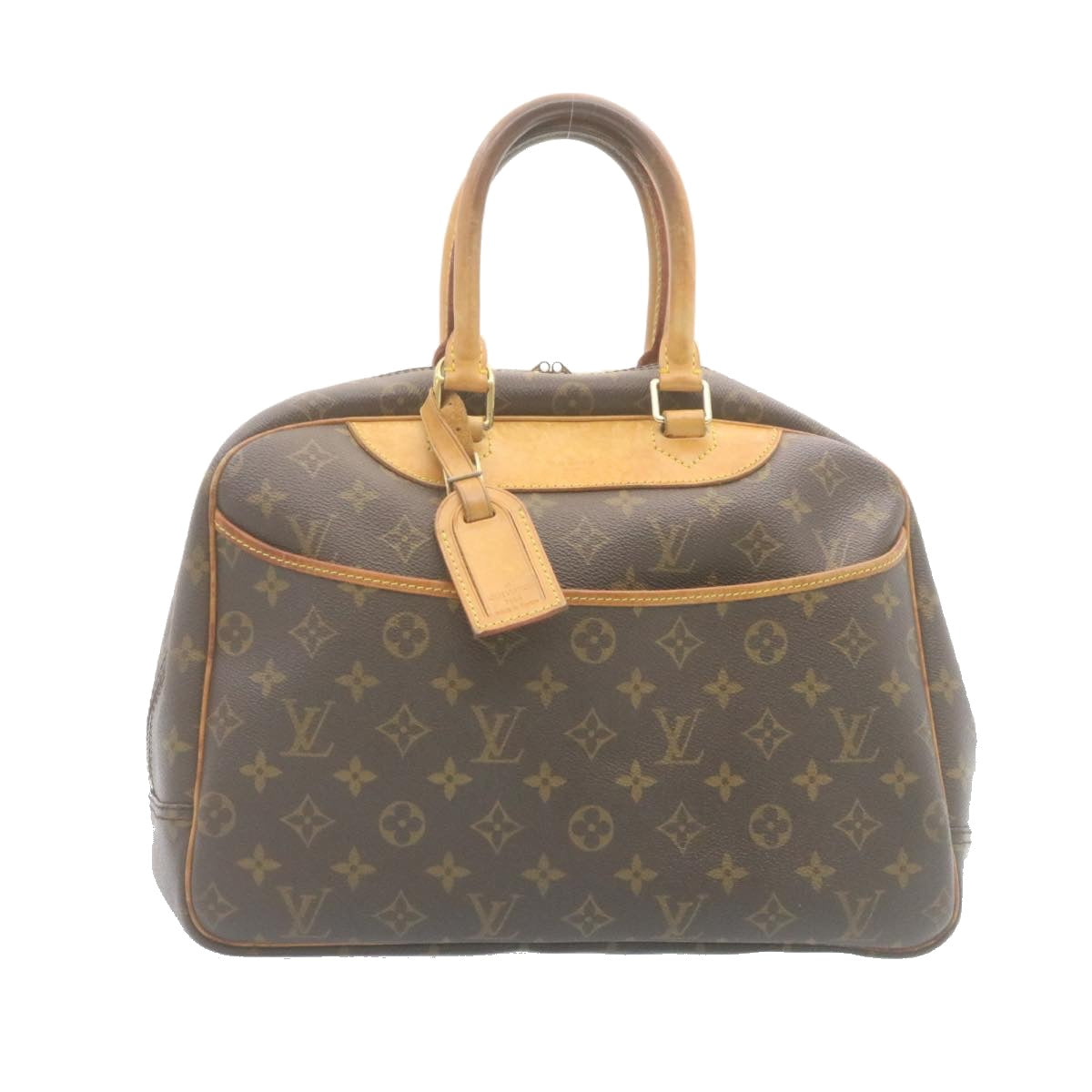 LOUIS VUITTON Monogram Deauville Hand Bag M47270 LV Auth ki1673