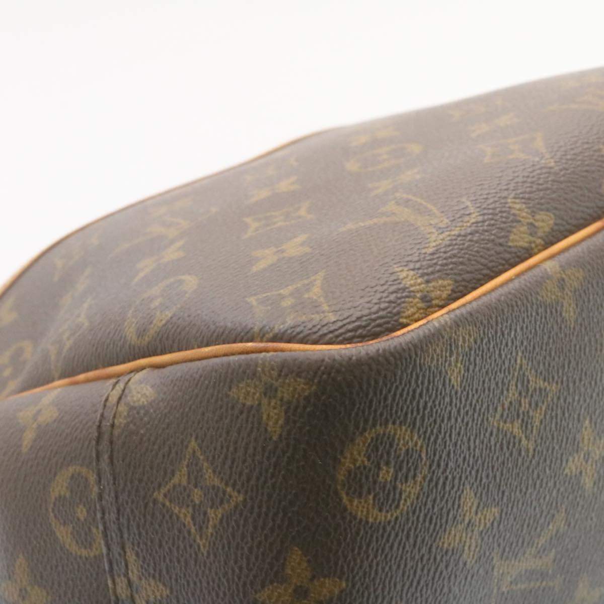 LOUIS VUITTON Monogram Deauville Hand Bag M47270 LV Auth ki1673