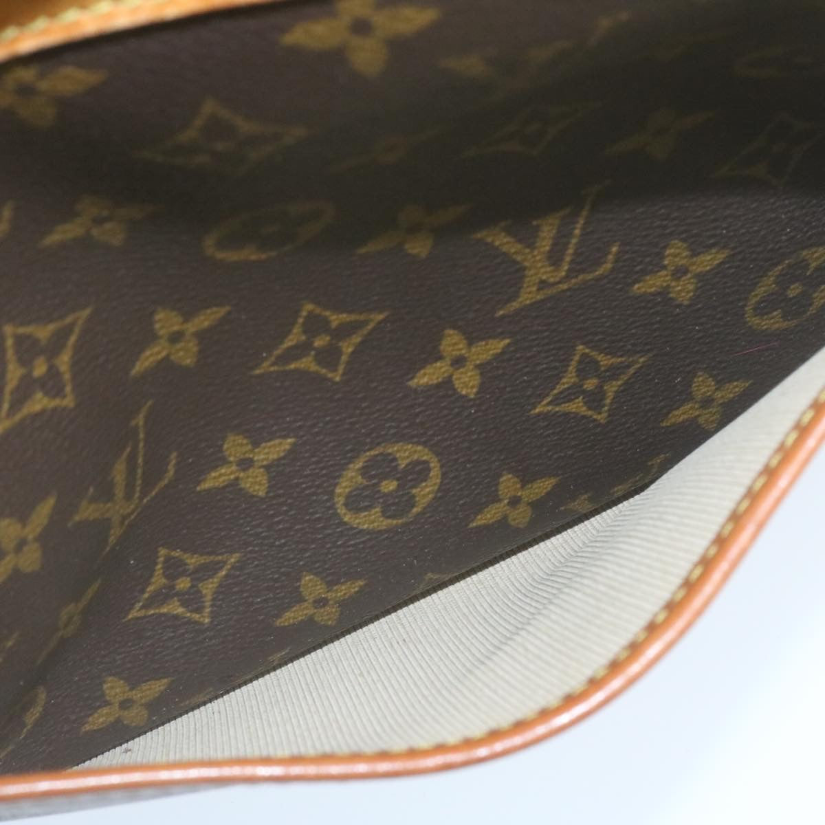 LOUIS VUITTON Monogram Deauville Hand Bag M47270 LV Auth ki1673