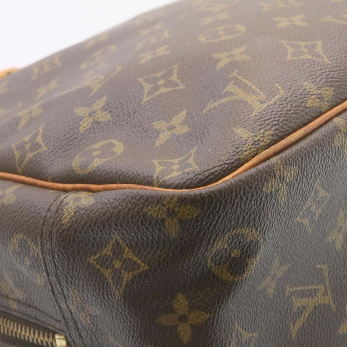 LOUIS VUITTON Monogram Deauville Hand Bag M47270 LV Auth ki1690