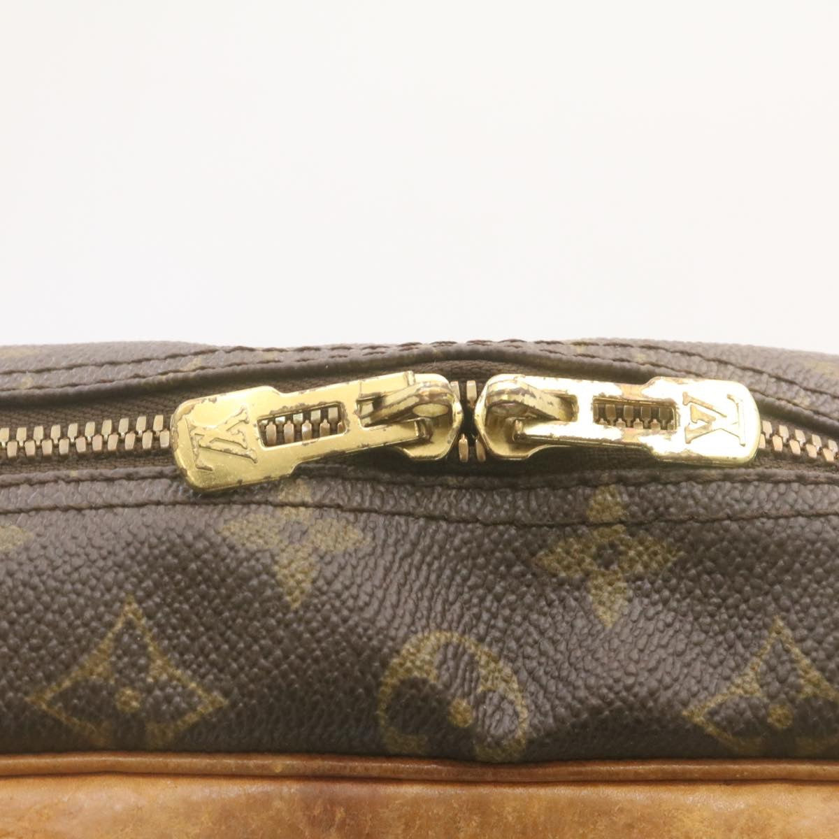 LOUIS VUITTON Monogram Deauville Hand Bag M47270 LV Auth ki1690