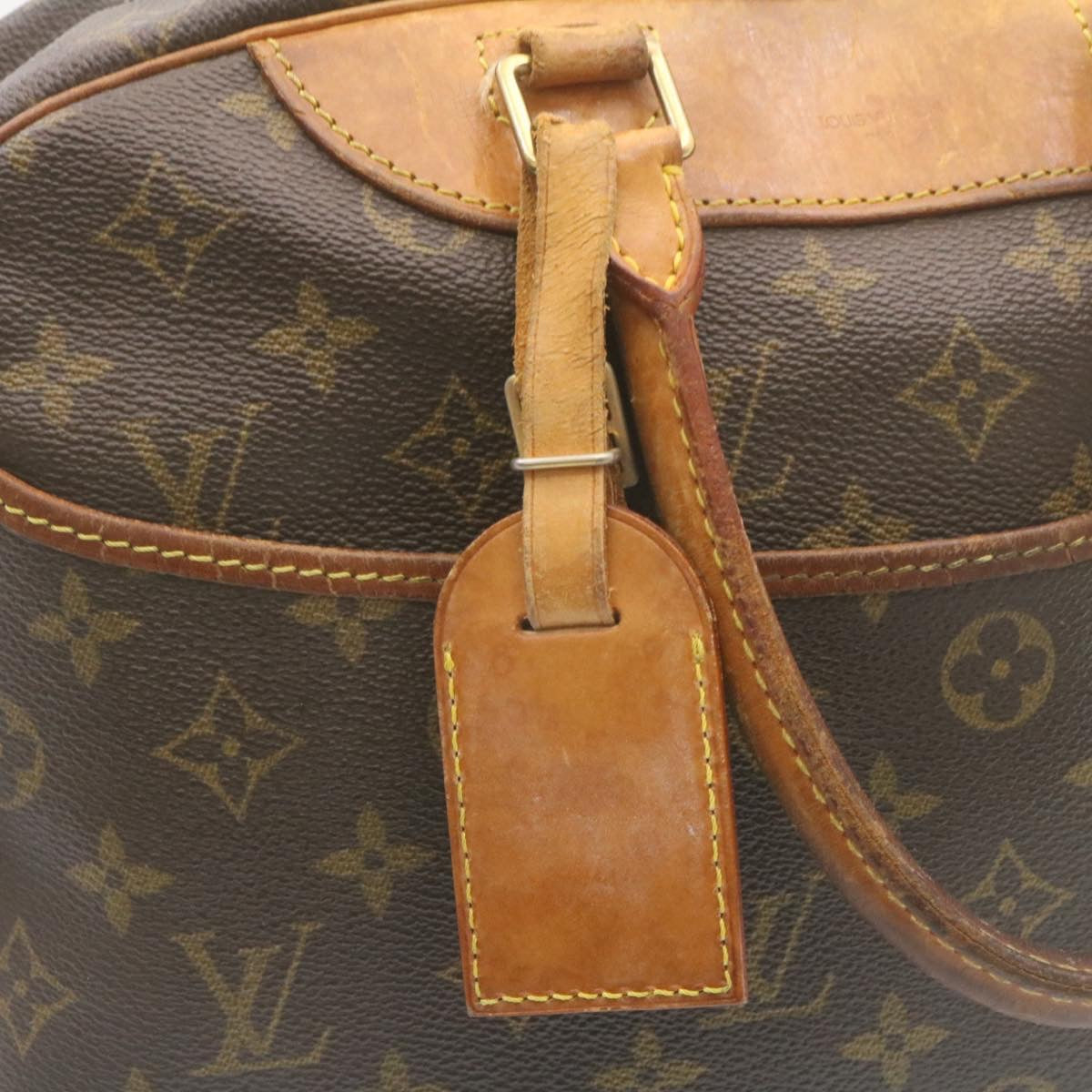 LOUIS VUITTON Monogram Deauville Hand Bag M47270 LV Auth ki1690