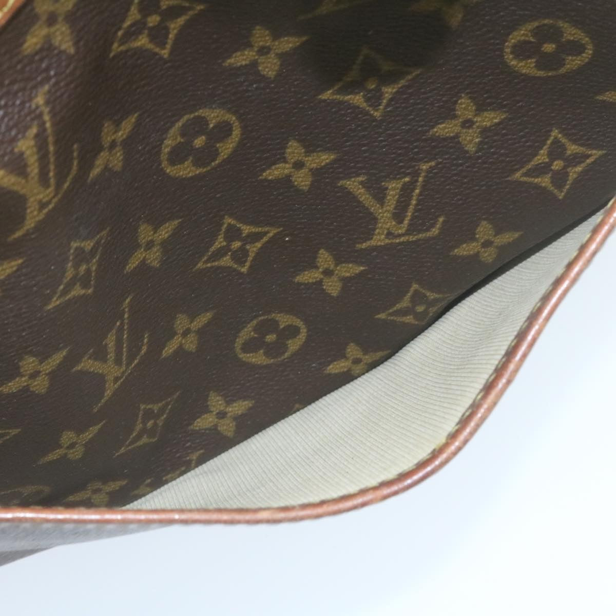 LOUIS VUITTON Monogram Deauville Hand Bag M47270 LV Auth ki1690