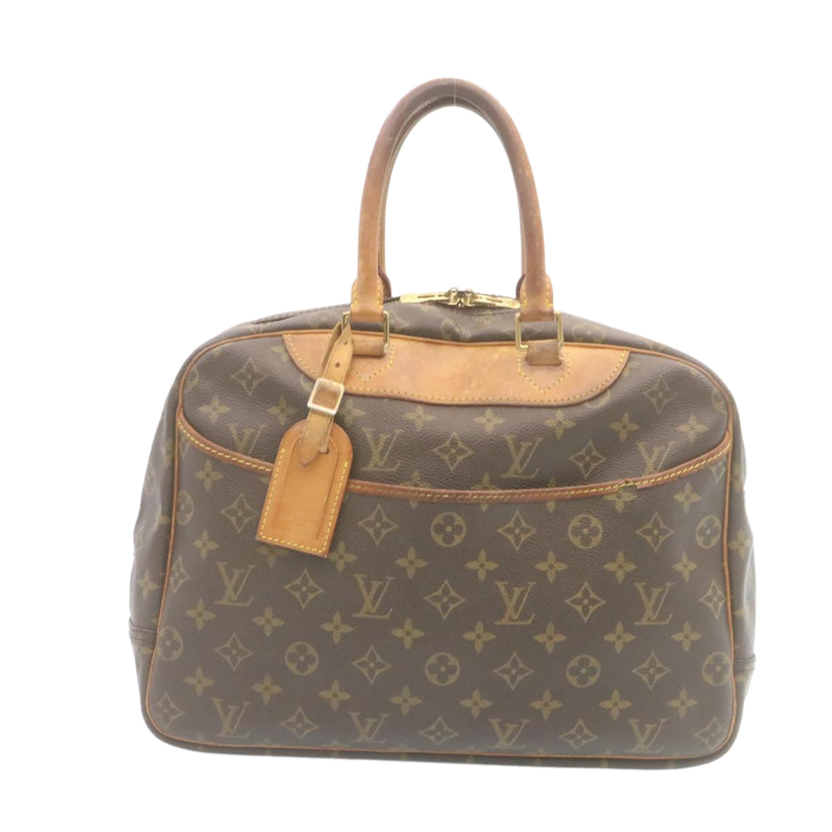 LOUIS VUITTON Monogram Deauville Hand Bag M47270 LV Auth ki1690