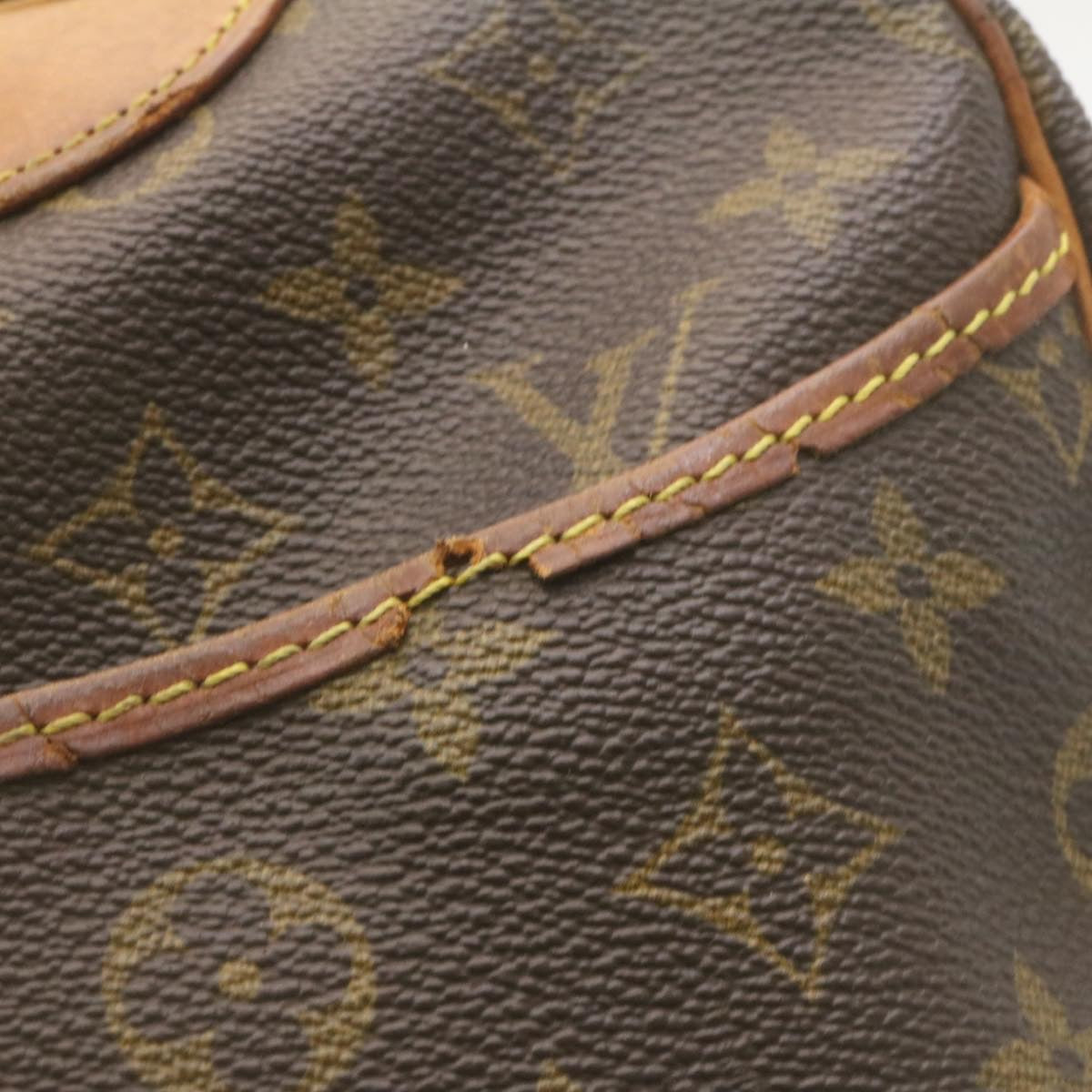 LOUIS VUITTON Monogram Deauville Hand Bag M47270 LV Auth ki1690