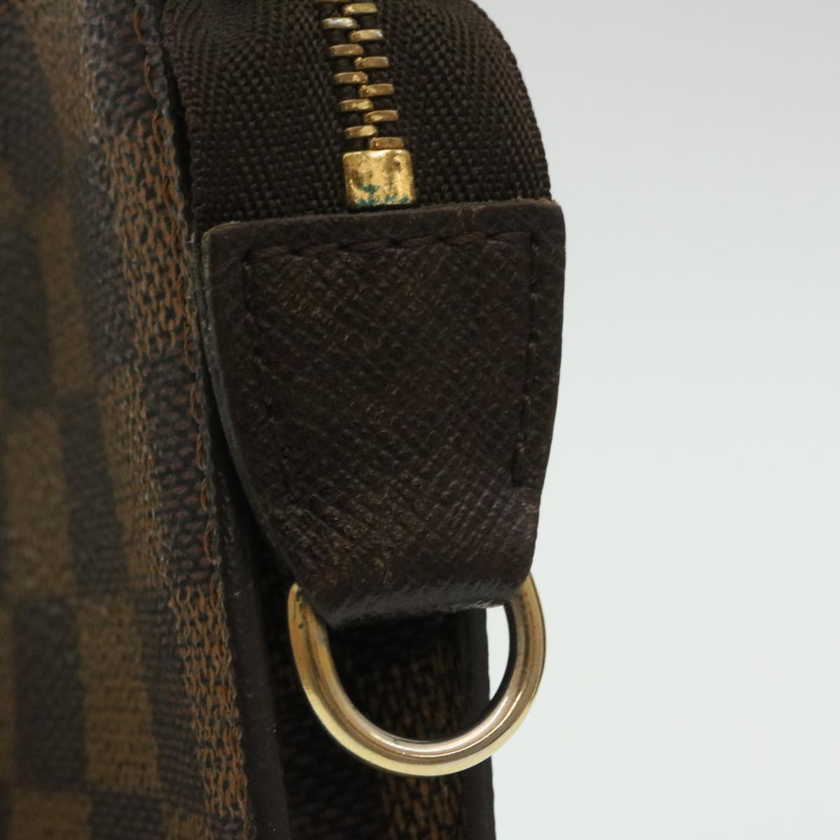 LOUIS VUITTON Damier Ebene Marais Bucket Shoulder Bag N42240 LV Auth  ki1730