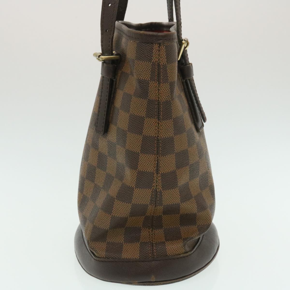 LOUIS VUITTON Damier Ebene Marais Bucket Shoulder Bag N42240 LV Auth  ki1730