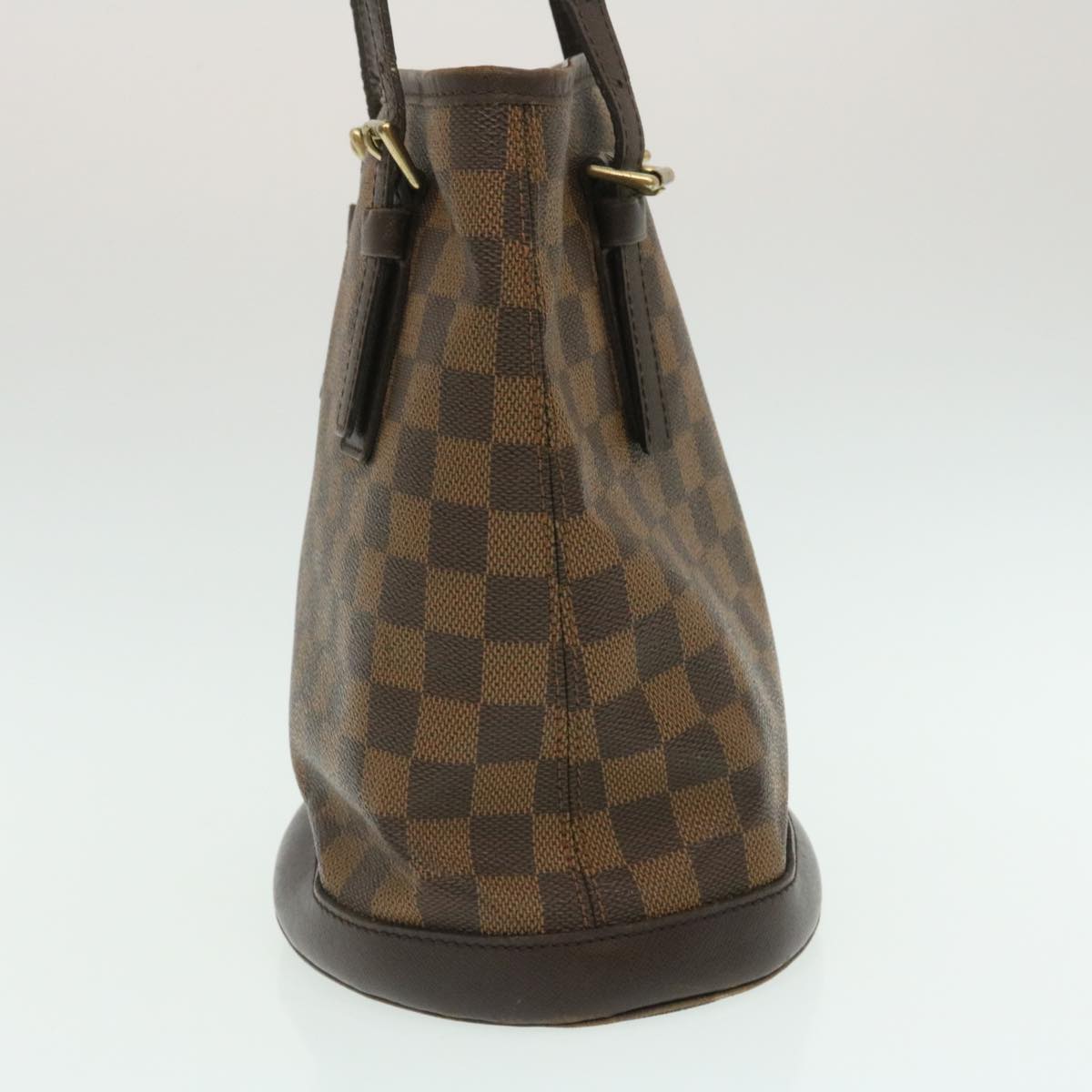 LOUIS VUITTON Damier Ebene Marais Bucket Shoulder Bag N42240 LV Auth  ki1730