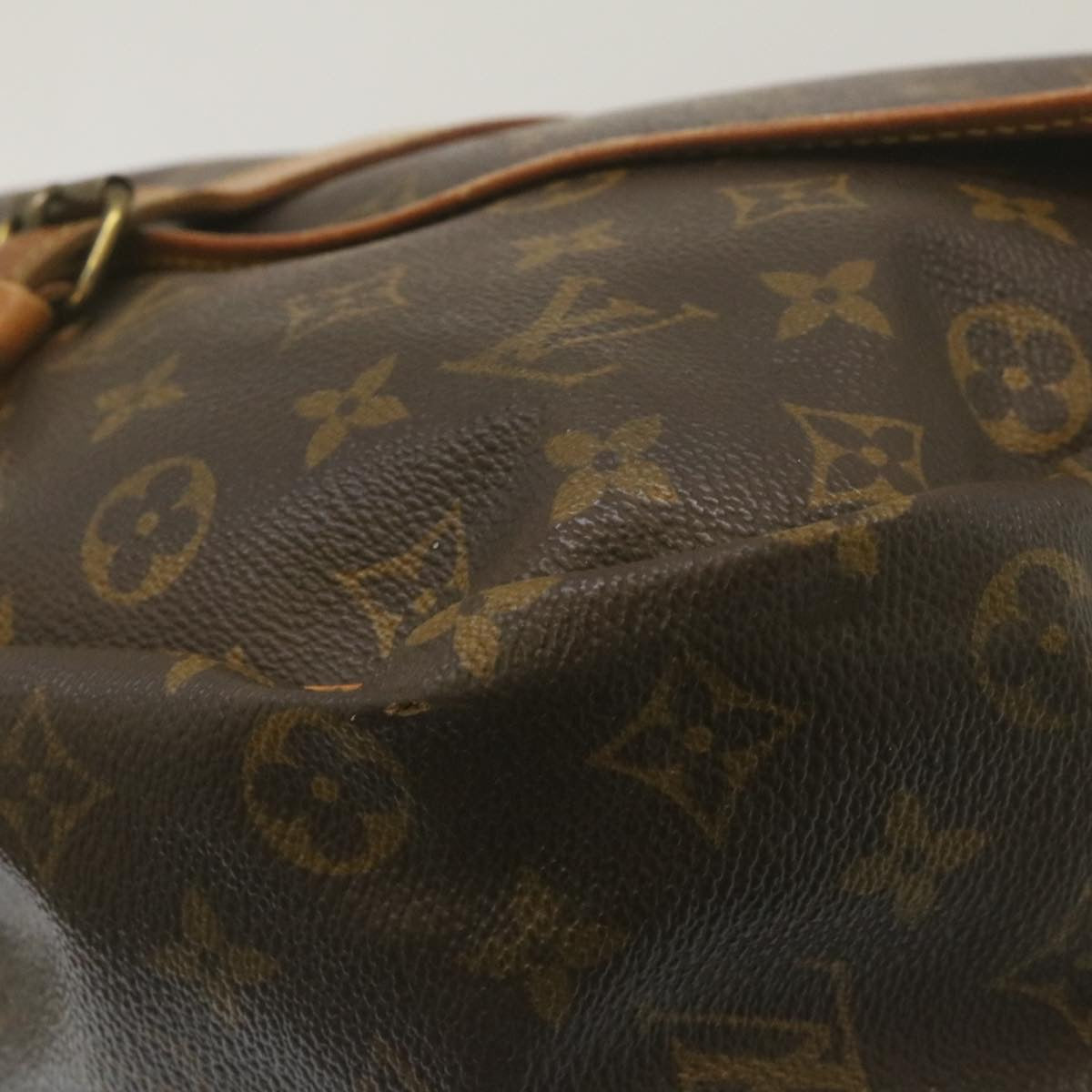 LOUIS VUITTON Monogram Saumur 35 Shoulder Bag M42254 LV Auth ki1742