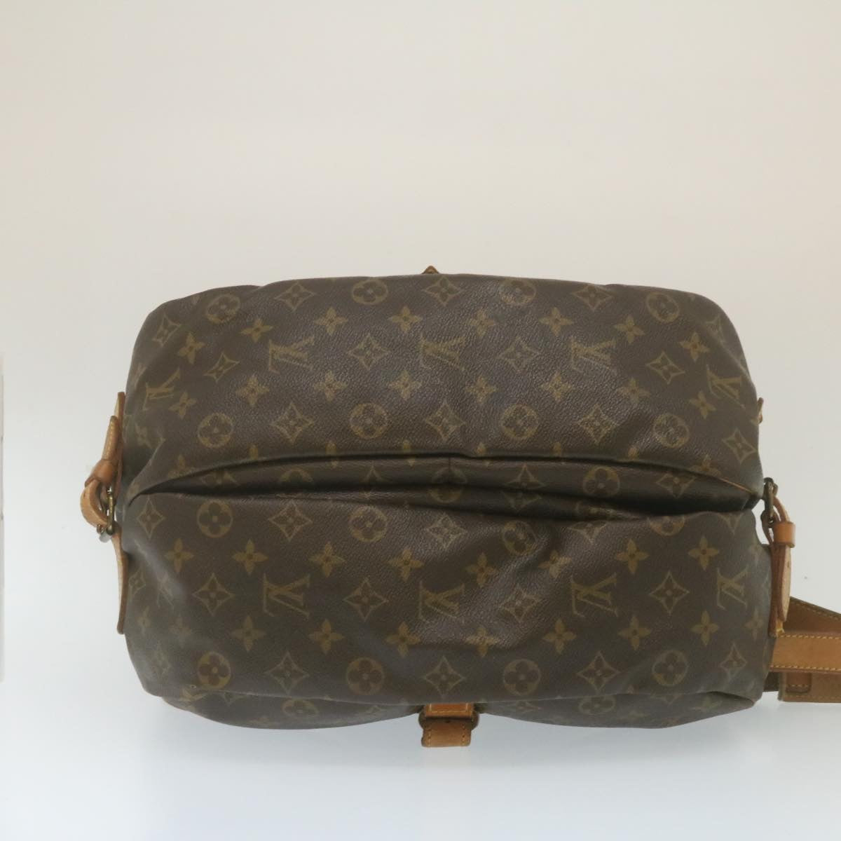 LOUIS VUITTON Monogram Saumur 35 Shoulder Bag M42254 LV Auth ki1742