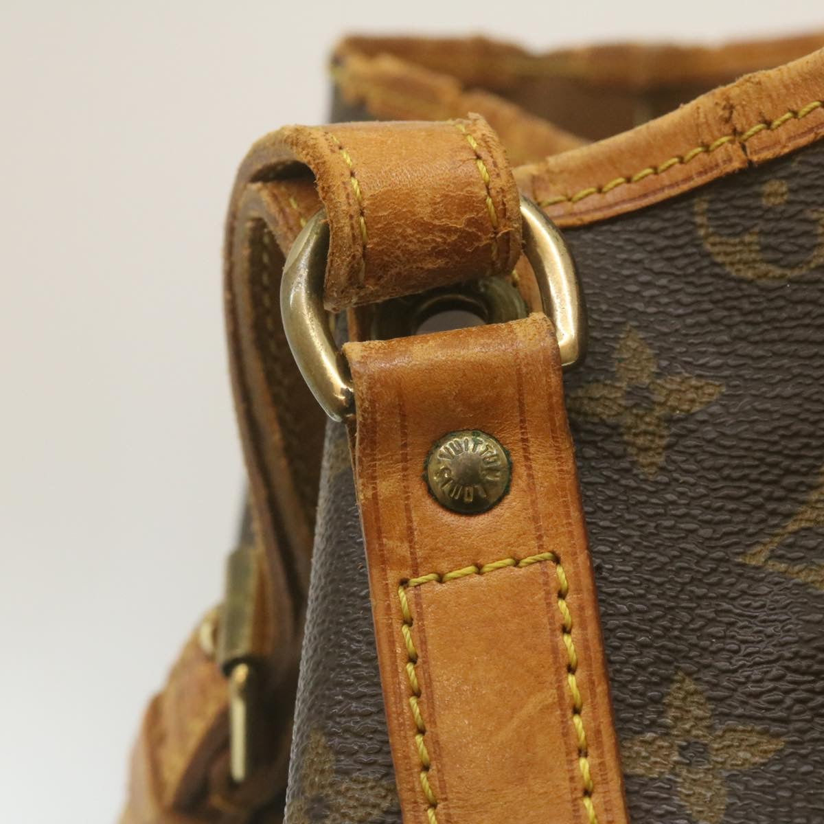 LOUIS VUITTON Monogram Noe Shoulder Bag M42224 LV Auth ki1748